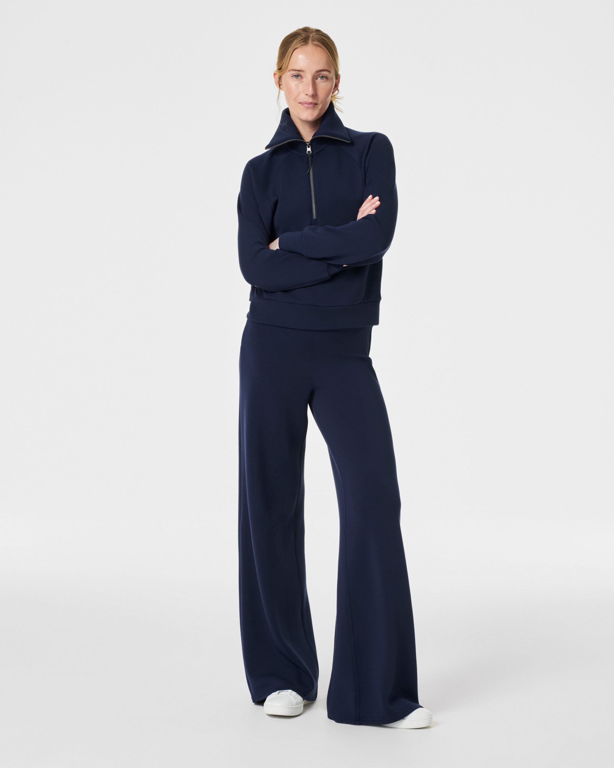 SPANX AirEssentials? Wide Leg Pant | Timeless Navy