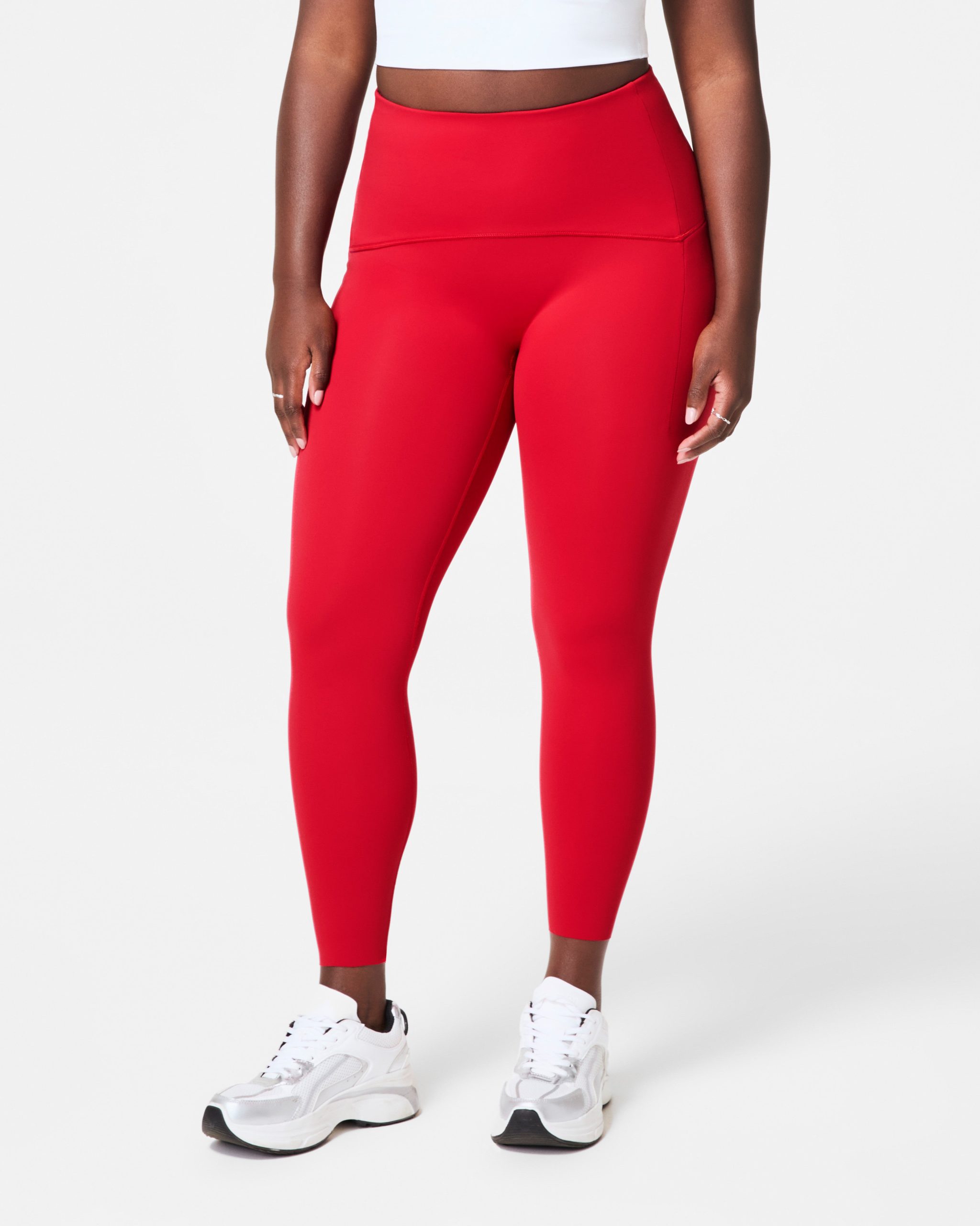 SPANXshape? Booty Boost? Side Pocket Leggings | SPANX? Red - Image 2