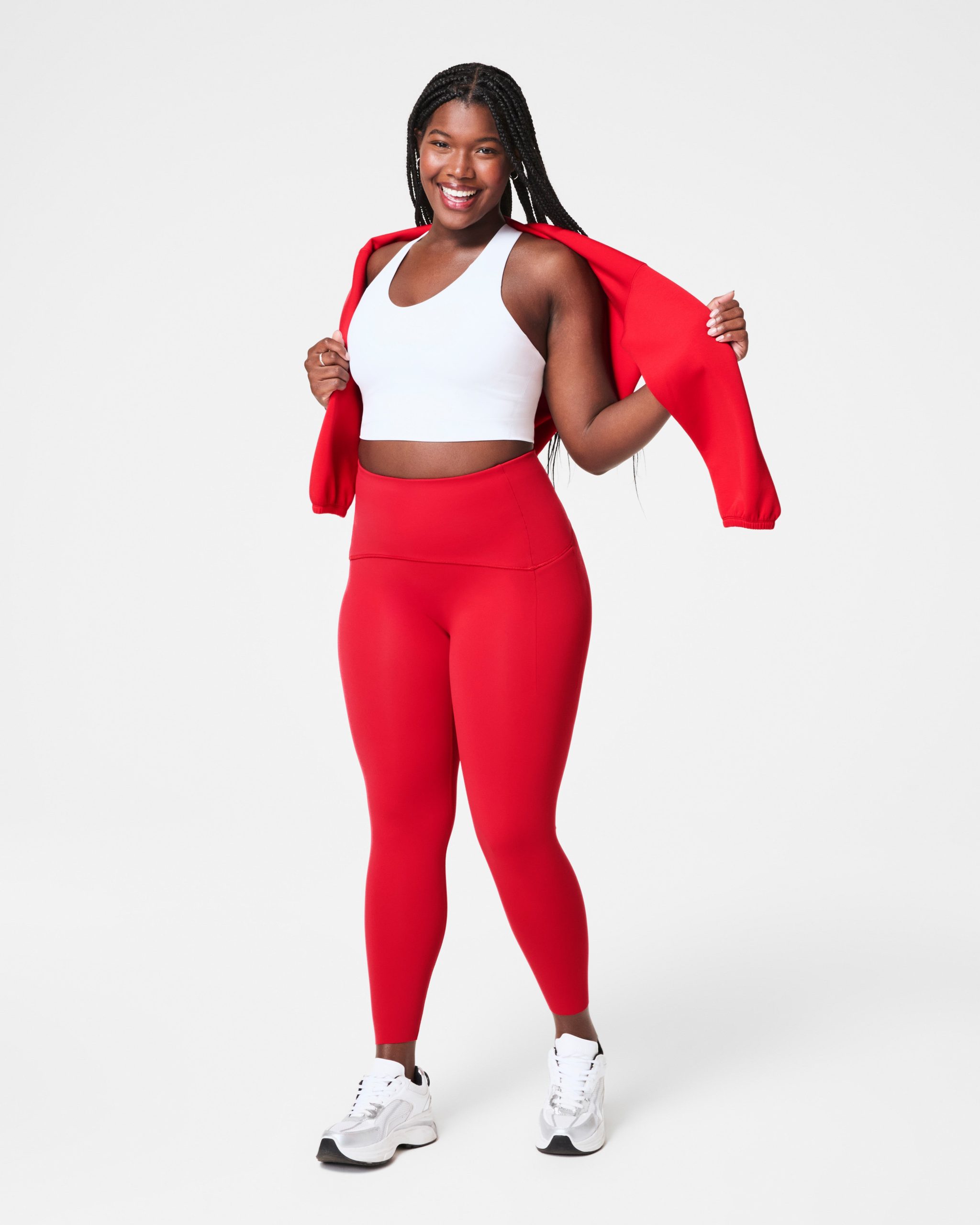 SPANXshape? Booty Boost? Side Pocket Leggings | SPANX? Red - Image 3