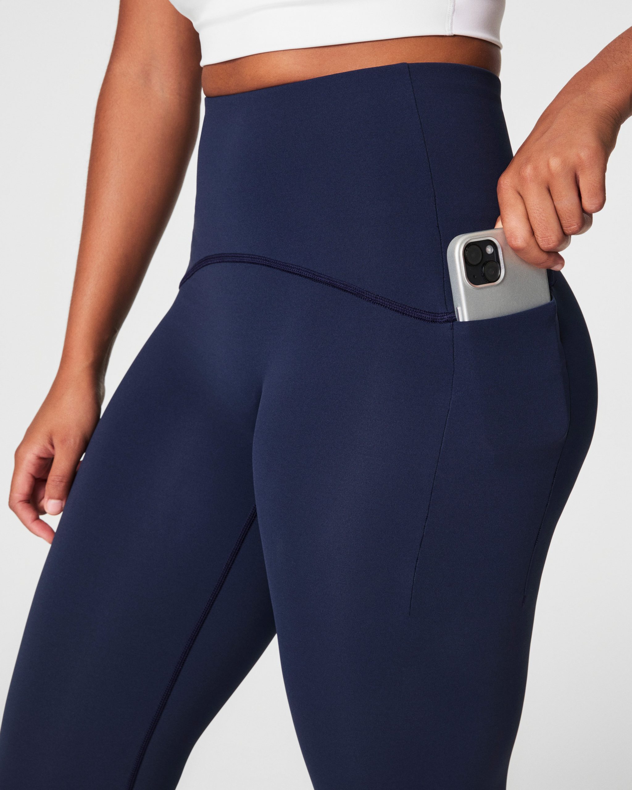 SPANXshape? Booty Boost? Side Pocket Leggings | Timeless Navy - Image 2
