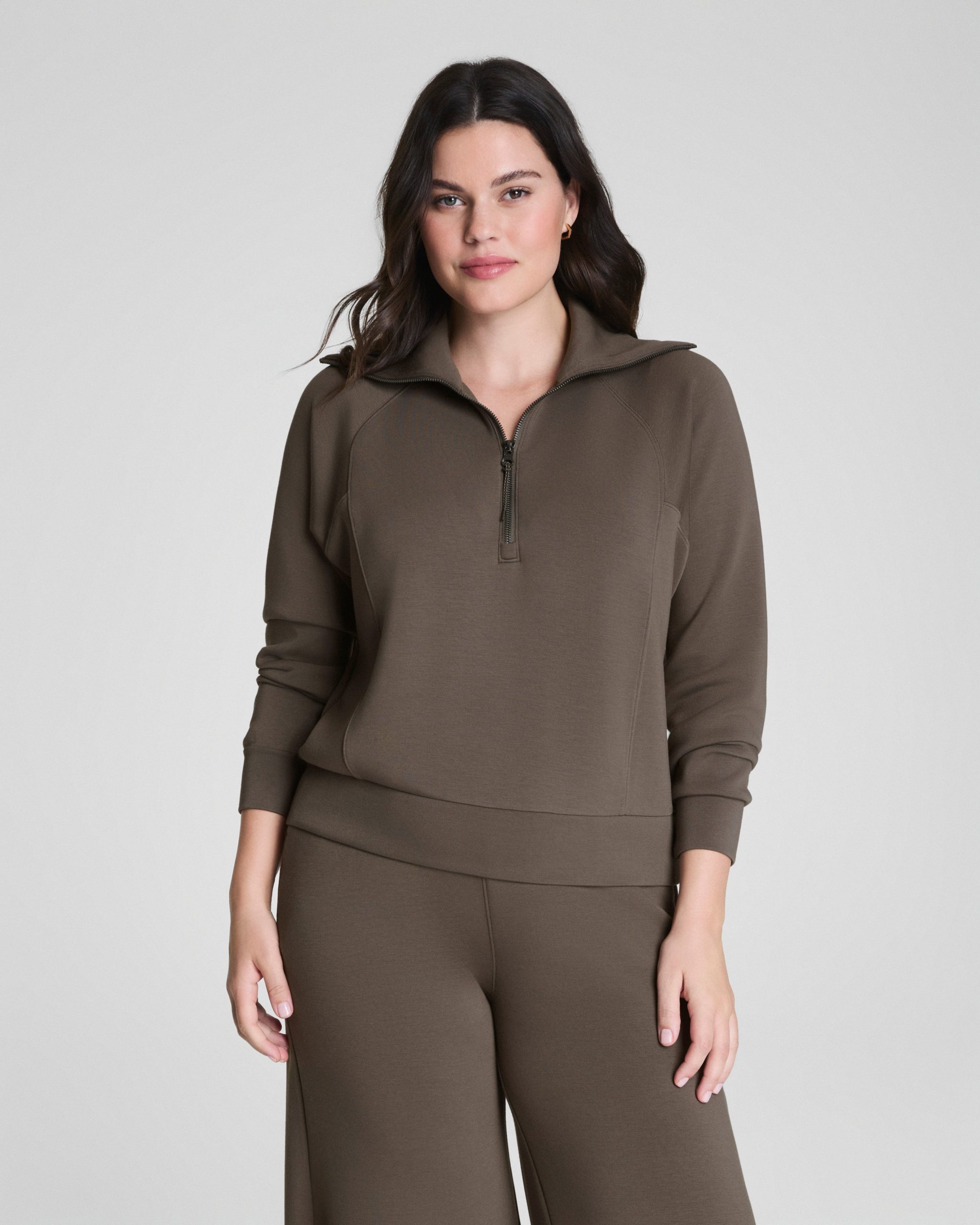 SPANX AirEssentials? Half Zip | Mineral