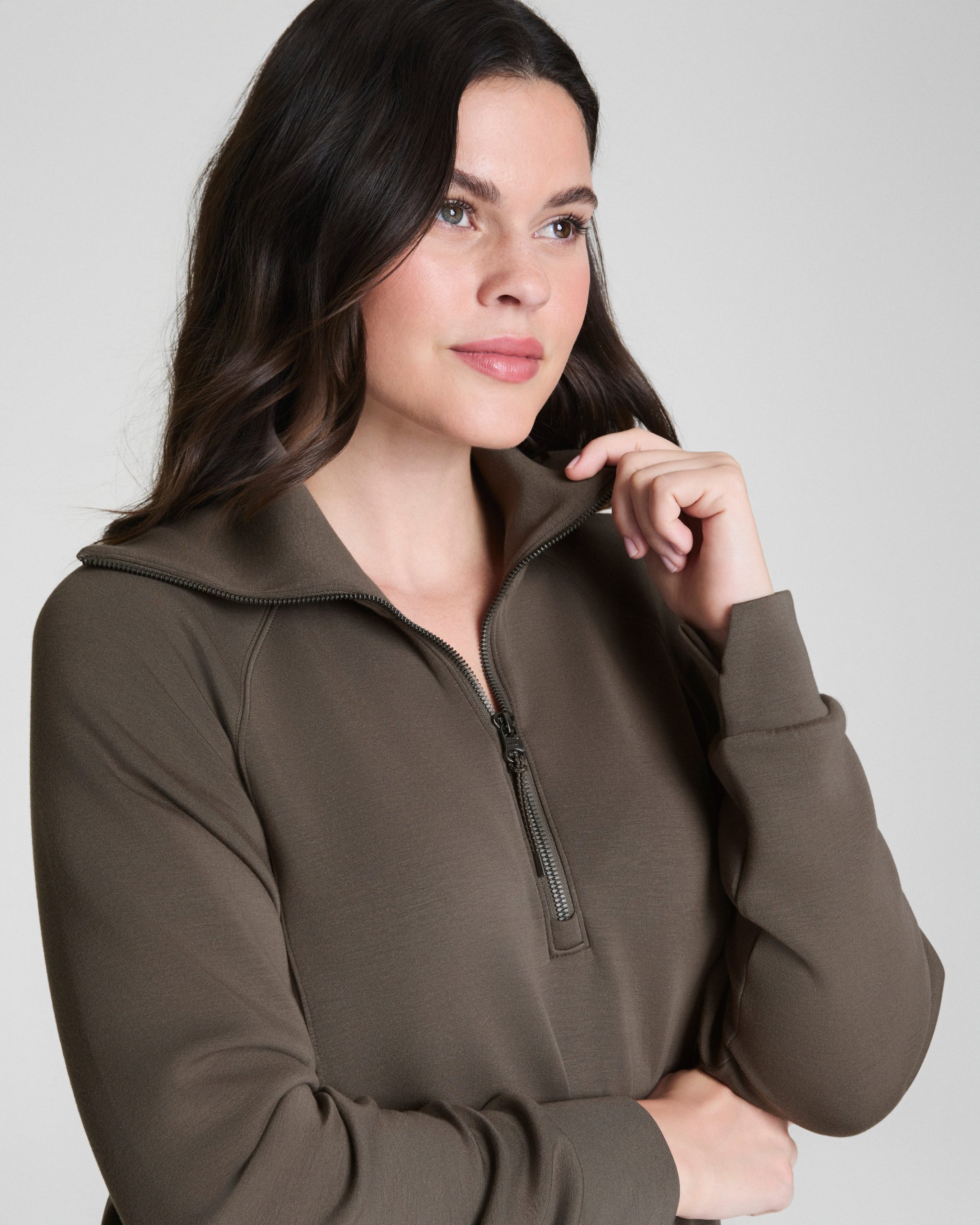 SPANX AirEssentials? Half Zip | Mineral - Image 3
