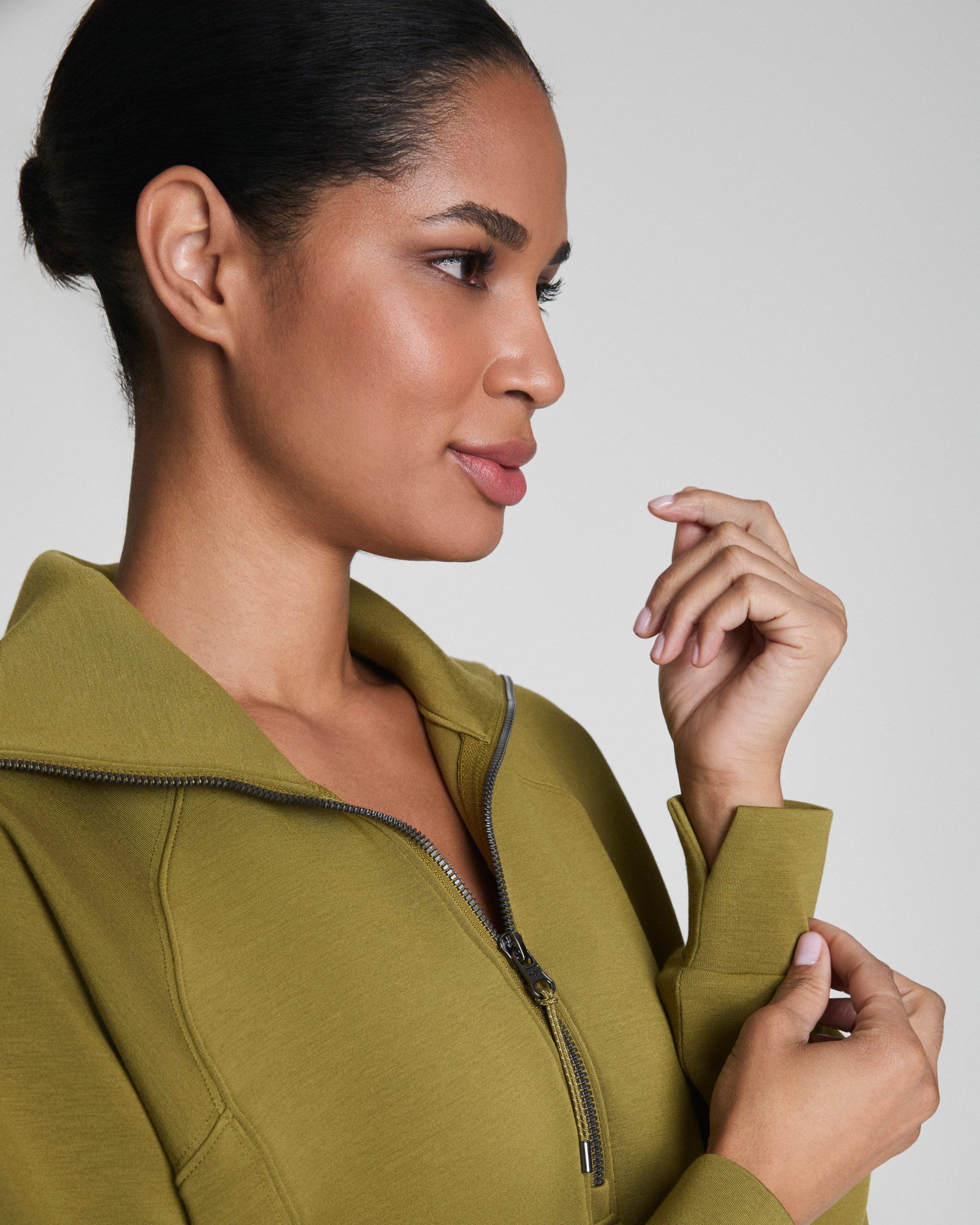SPANX AirEssentials? Half Zip | Olivine - Image 3
