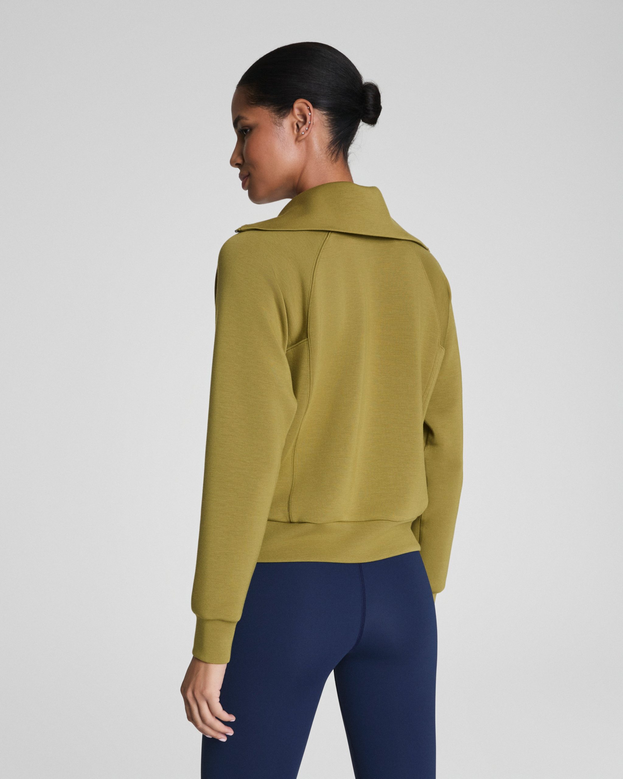 SPANX AirEssentials? Half Zip | Olivine - Image 2