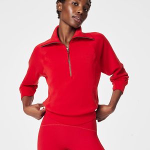SPANX AirEssentials? Half Zip | SPANX? Red