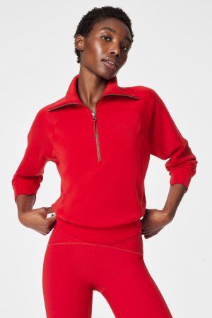 SPANX AirEssentials? Half Zip | SPANX? Red