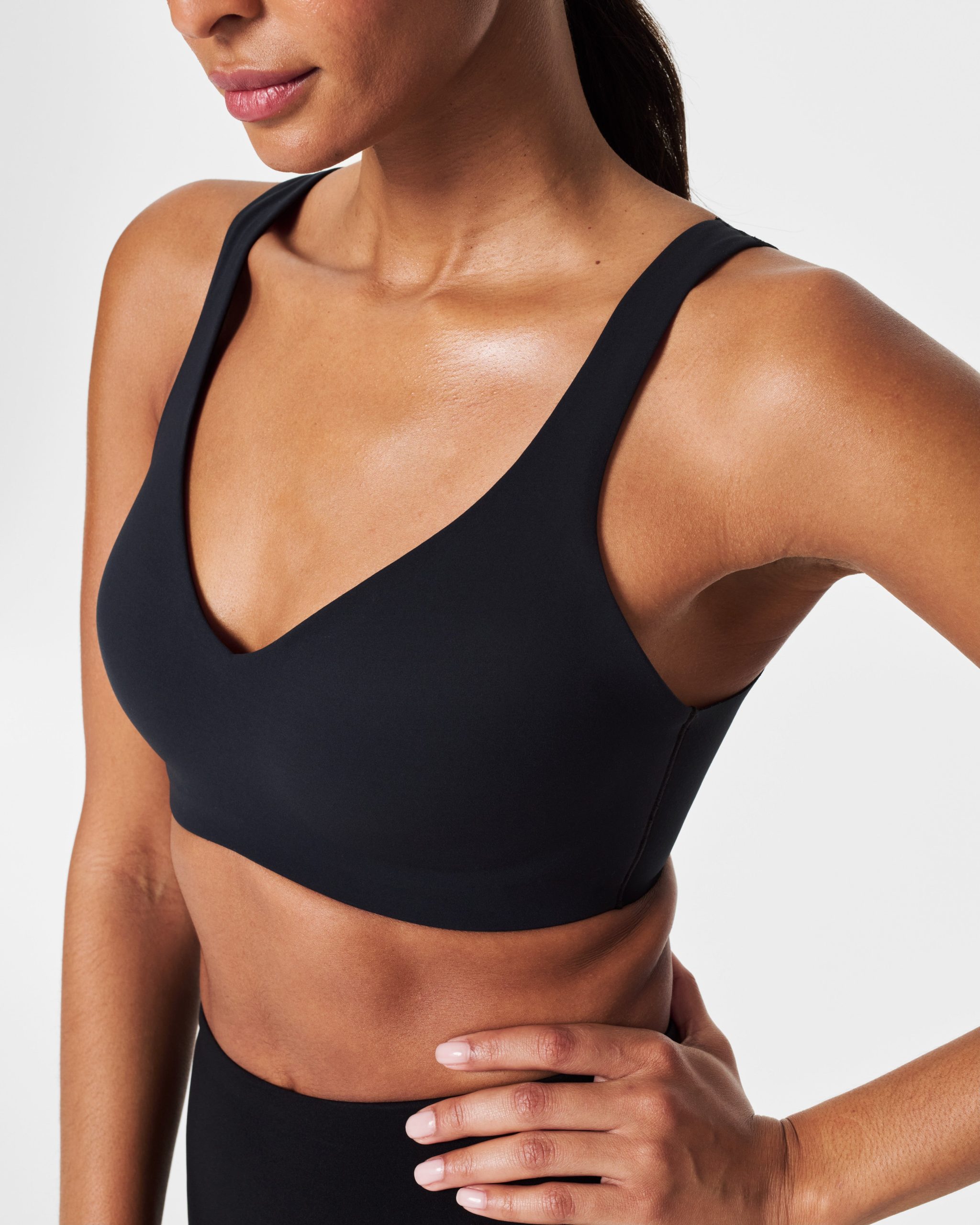 SPANX? FlexFeel Low Impact Sports Bra | Very Black - Image 3