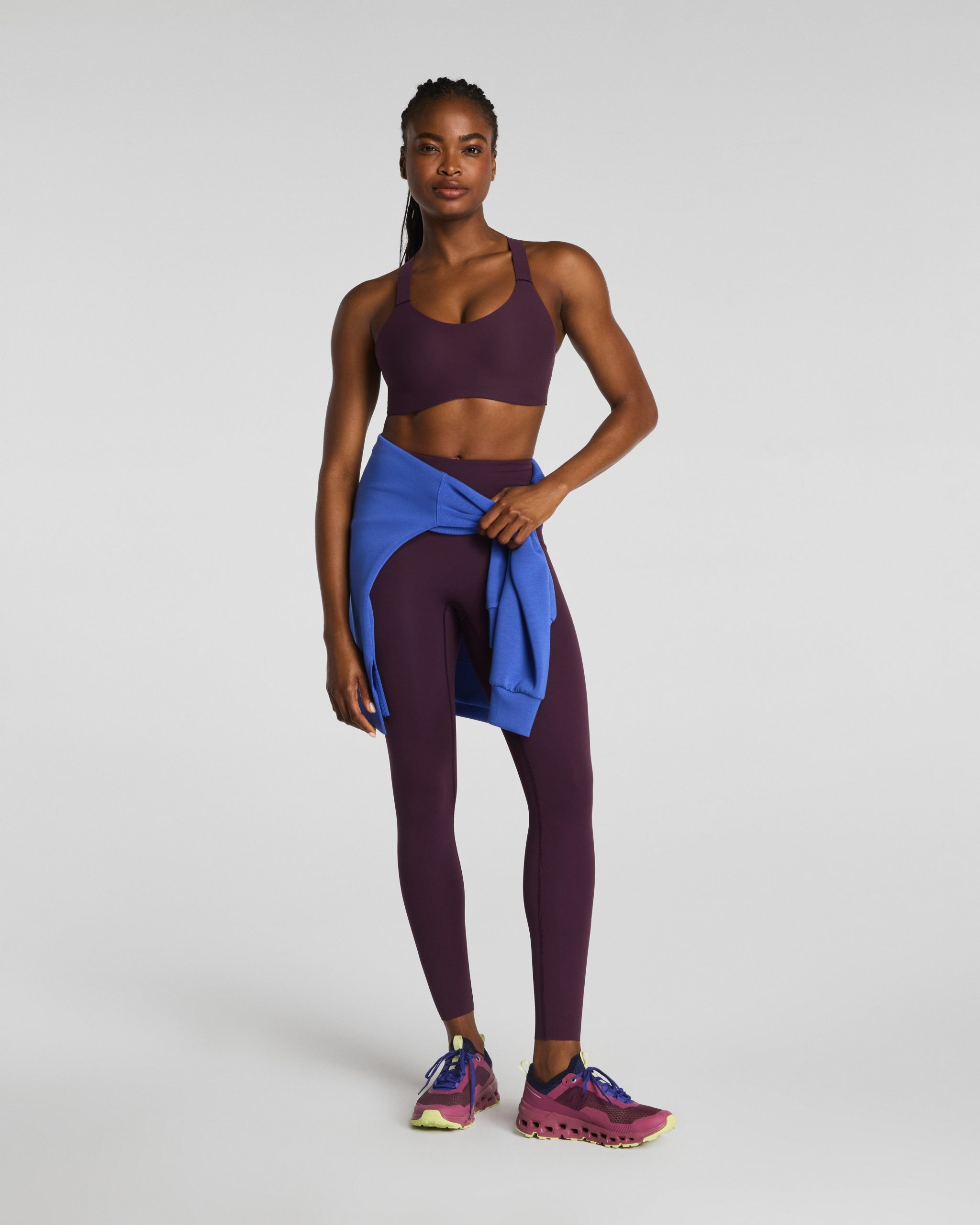 SPANX? BoostUp Medium Impact Sports Bra | Blackberry - Image 5