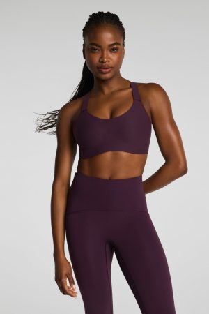 SPANX? BoostUp Medium Impact Sports Bra | Blackberry