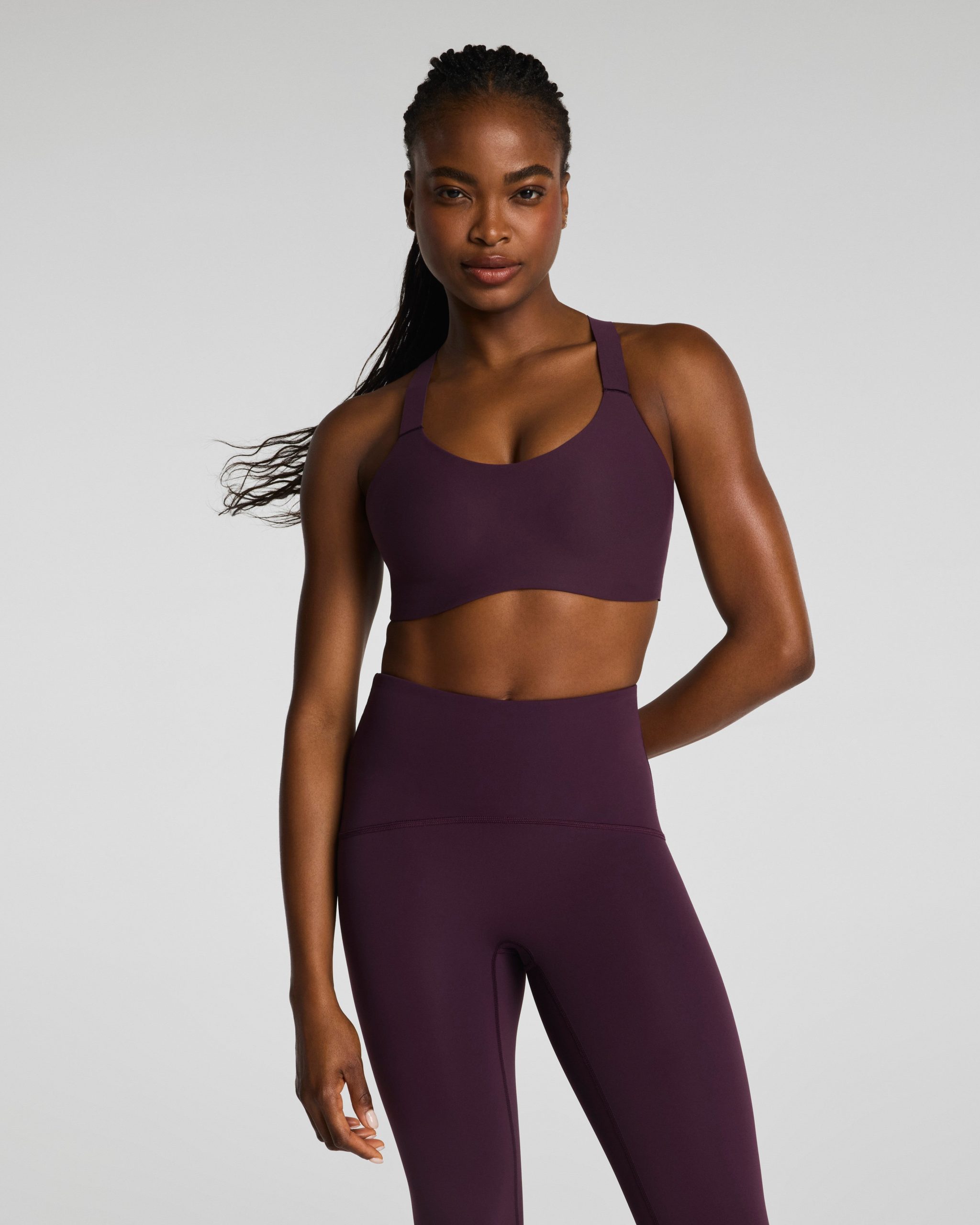 SPANX? BoostUp Medium Impact Sports Bra | Blackberry