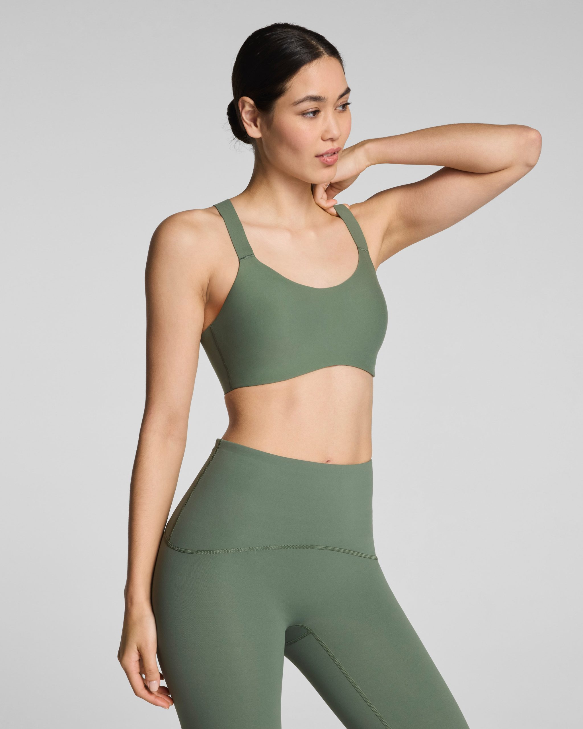 SPANX? BoostUp Medium Impact Sports Bra | Eucalyptus - Image 3