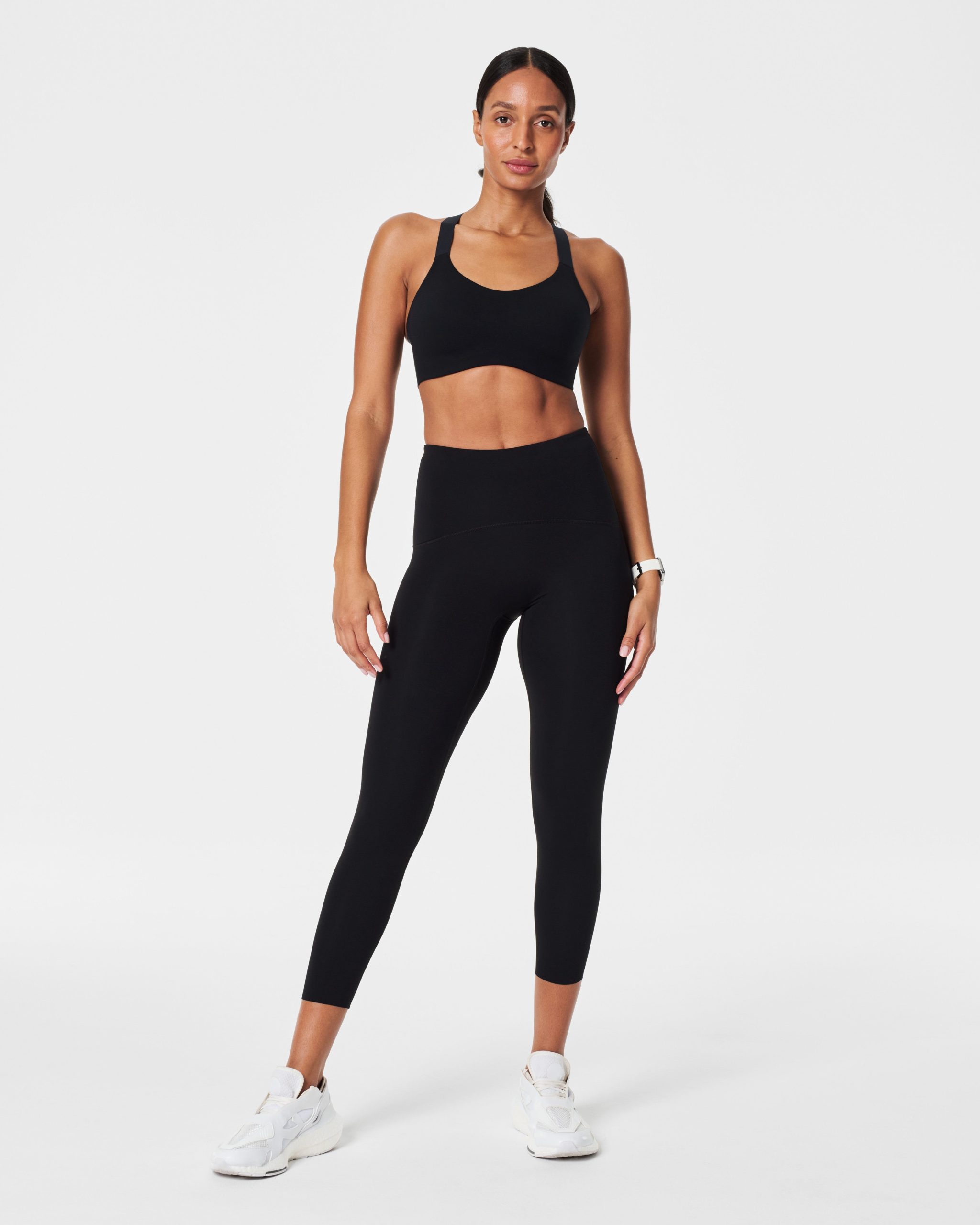 SPANX? BoostUp Medium Impact Sports Bra | Very Black - Image 5