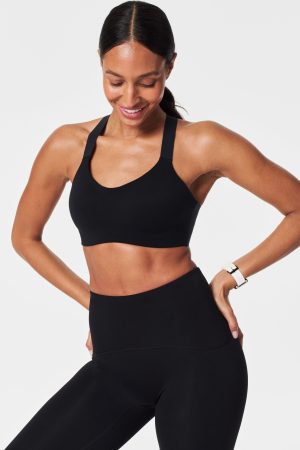 SPANX? BoostUp Medium Impact Sports Bra | Very Black