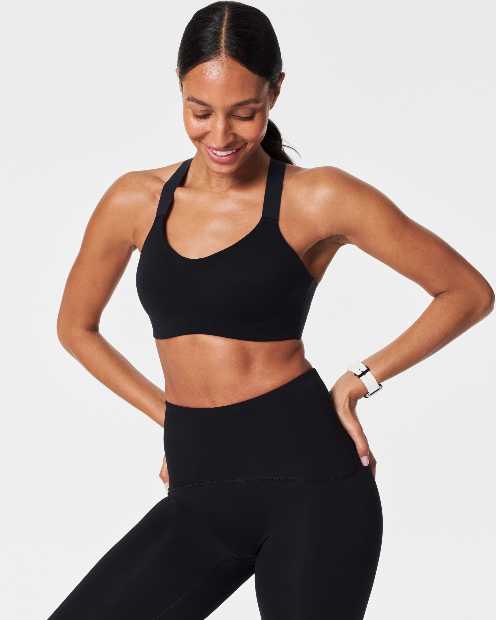 SPANX? BoostUp Medium Impact Sports Bra | Very Black
