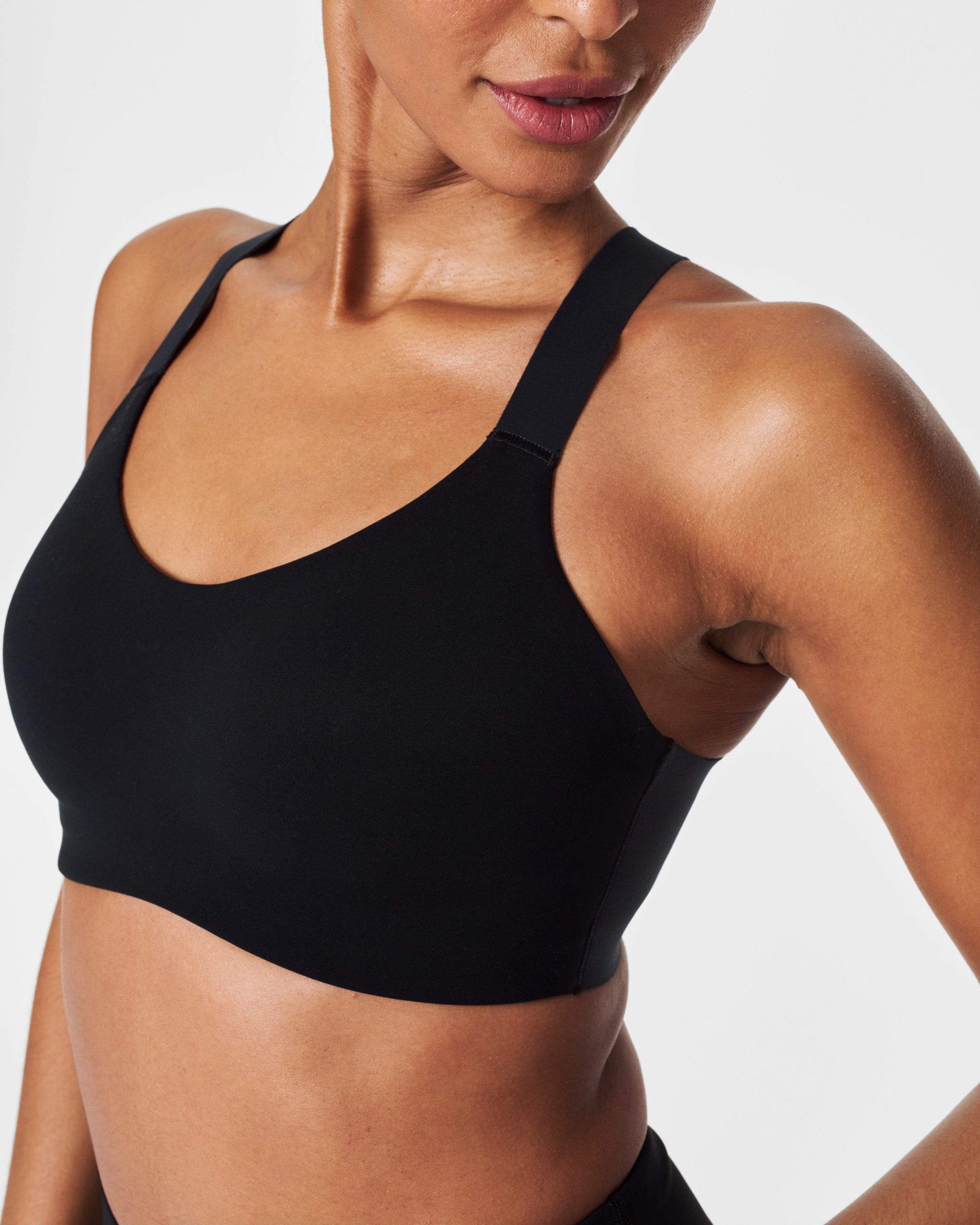 SPANX? BoostUp Medium Impact Sports Bra | Very Black - Image 3