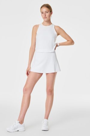 SPANXshape? BodyLine Skort with Mid-Tummy Compression. 15 | Vivid White
