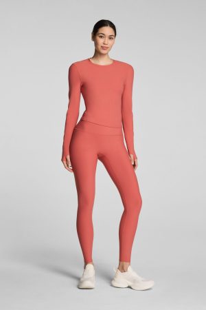 SPANXsmooth? OnForm Full-Length Leggings | Clay