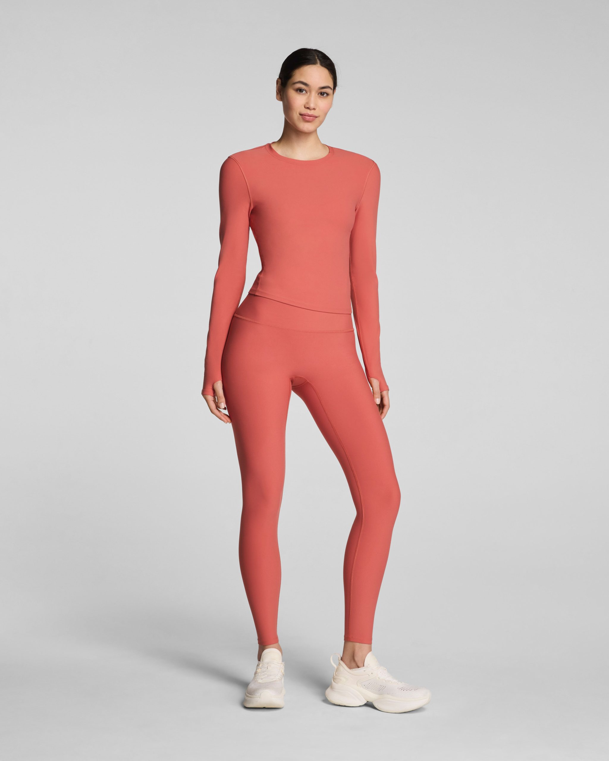 SPANX? OnForm Long Sleeve Top | Clay - Image 3
