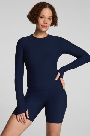 SPANX? OnForm Long Sleeve Top | Timeless Navy