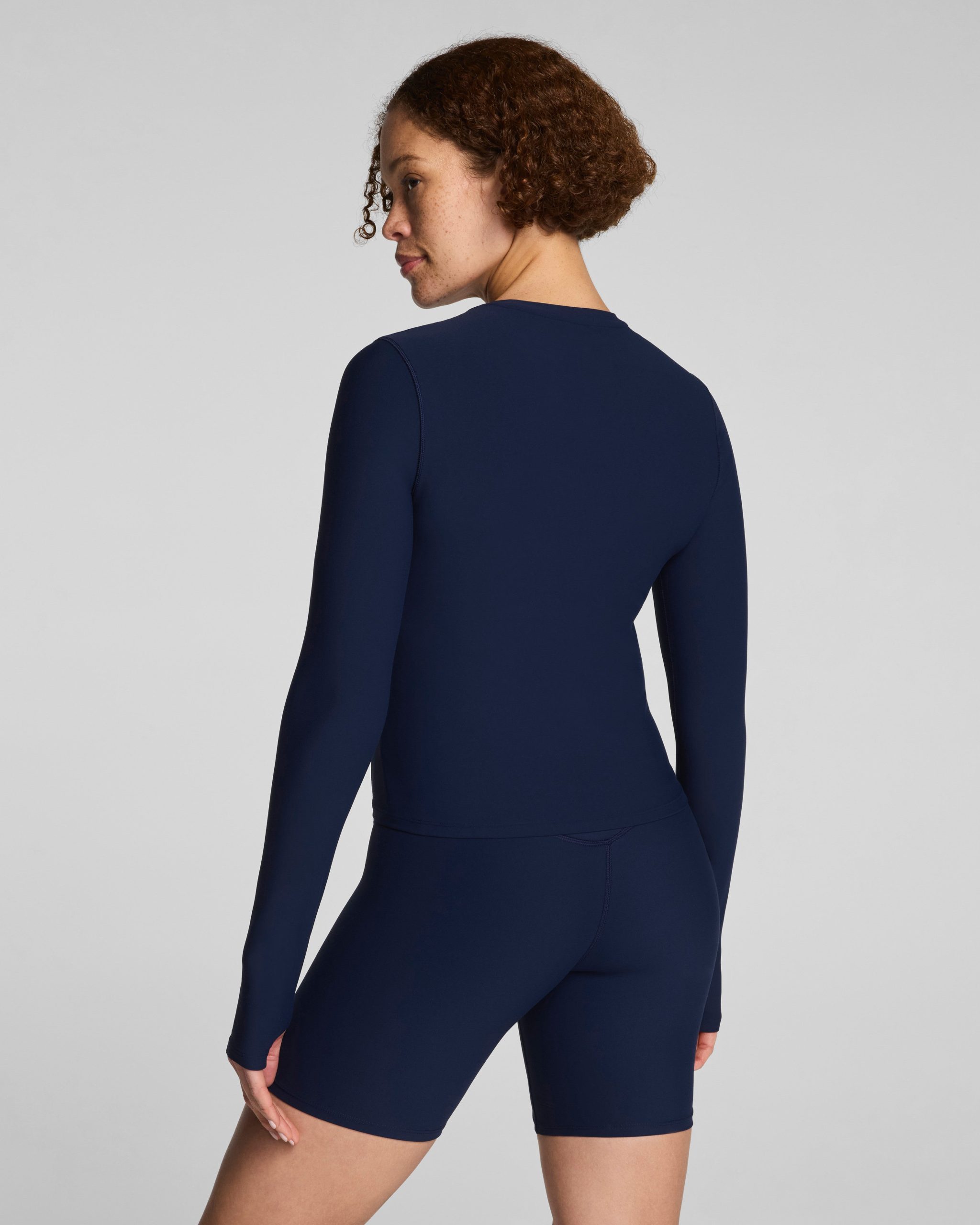 SPANX? OnForm Long Sleeve Top | Timeless Navy - Image 2
