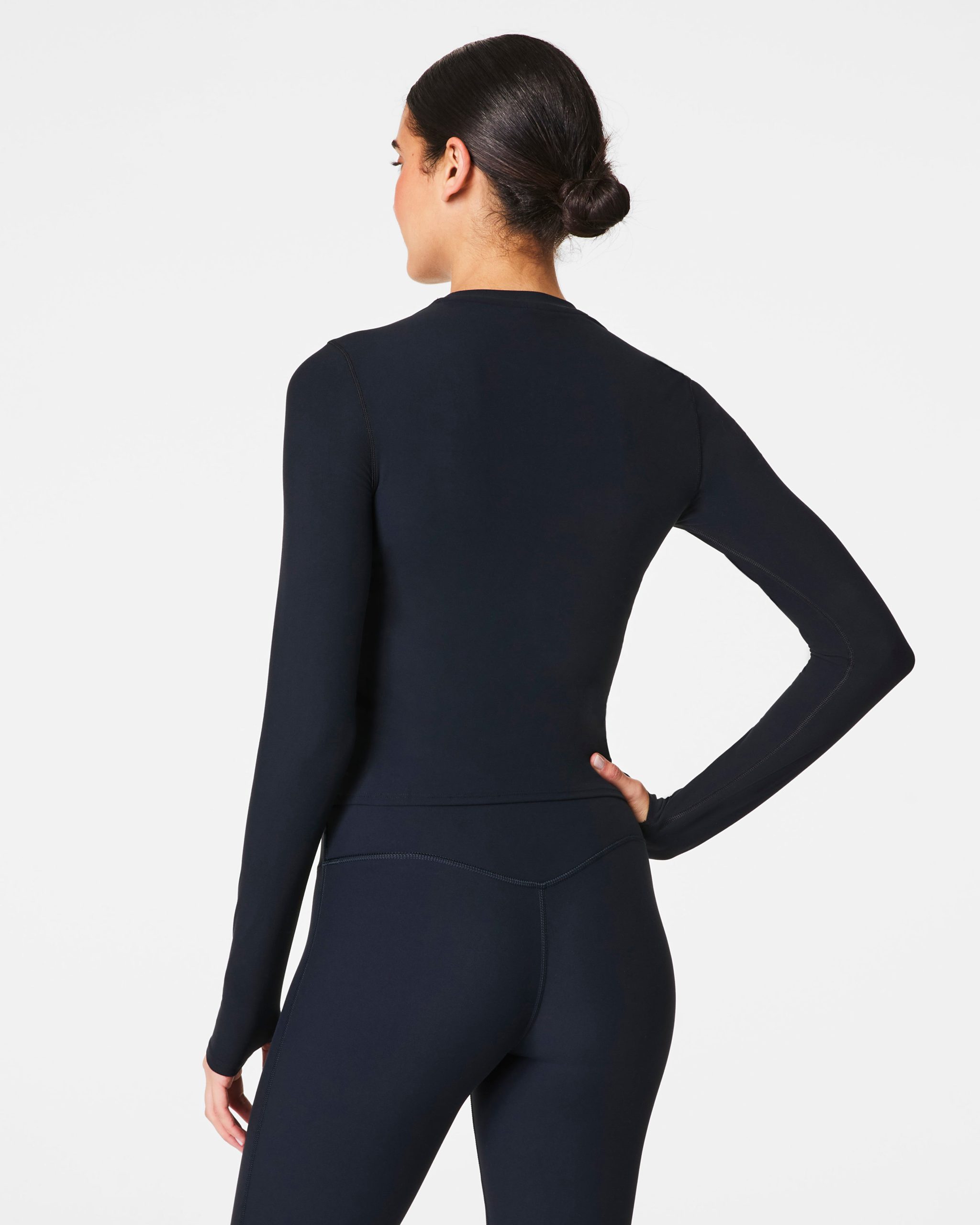 SPANX? OnForm Long Sleeve Top | Very Black - Image 2
