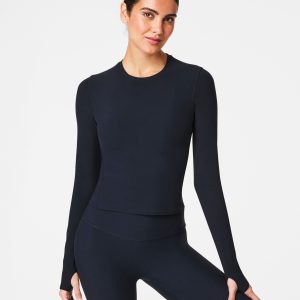 SPANX? OnForm Long Sleeve Top | Very Black