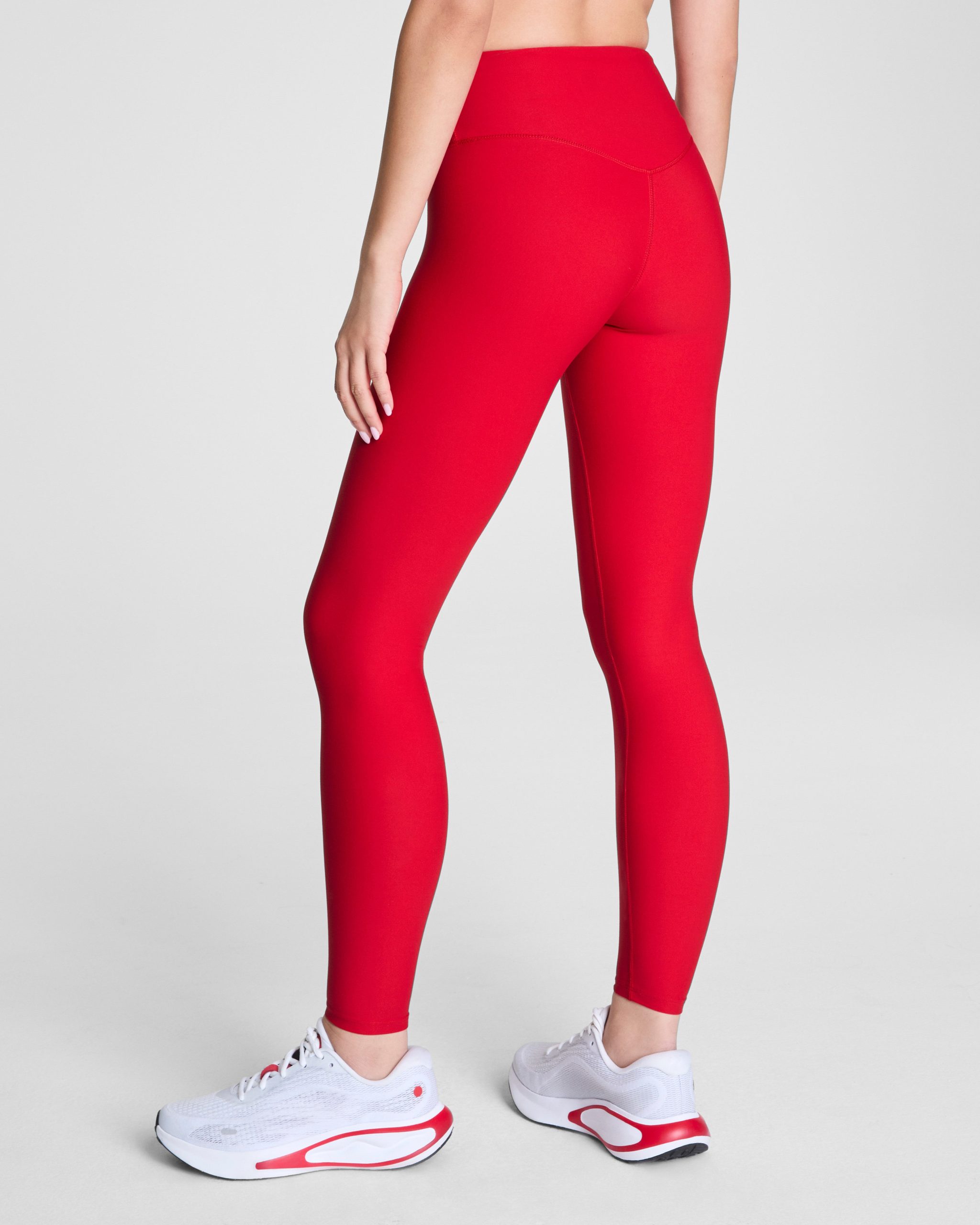 SPANXsmooth? OnForm Full-Length Leggings | SPANX? Red - Image 3