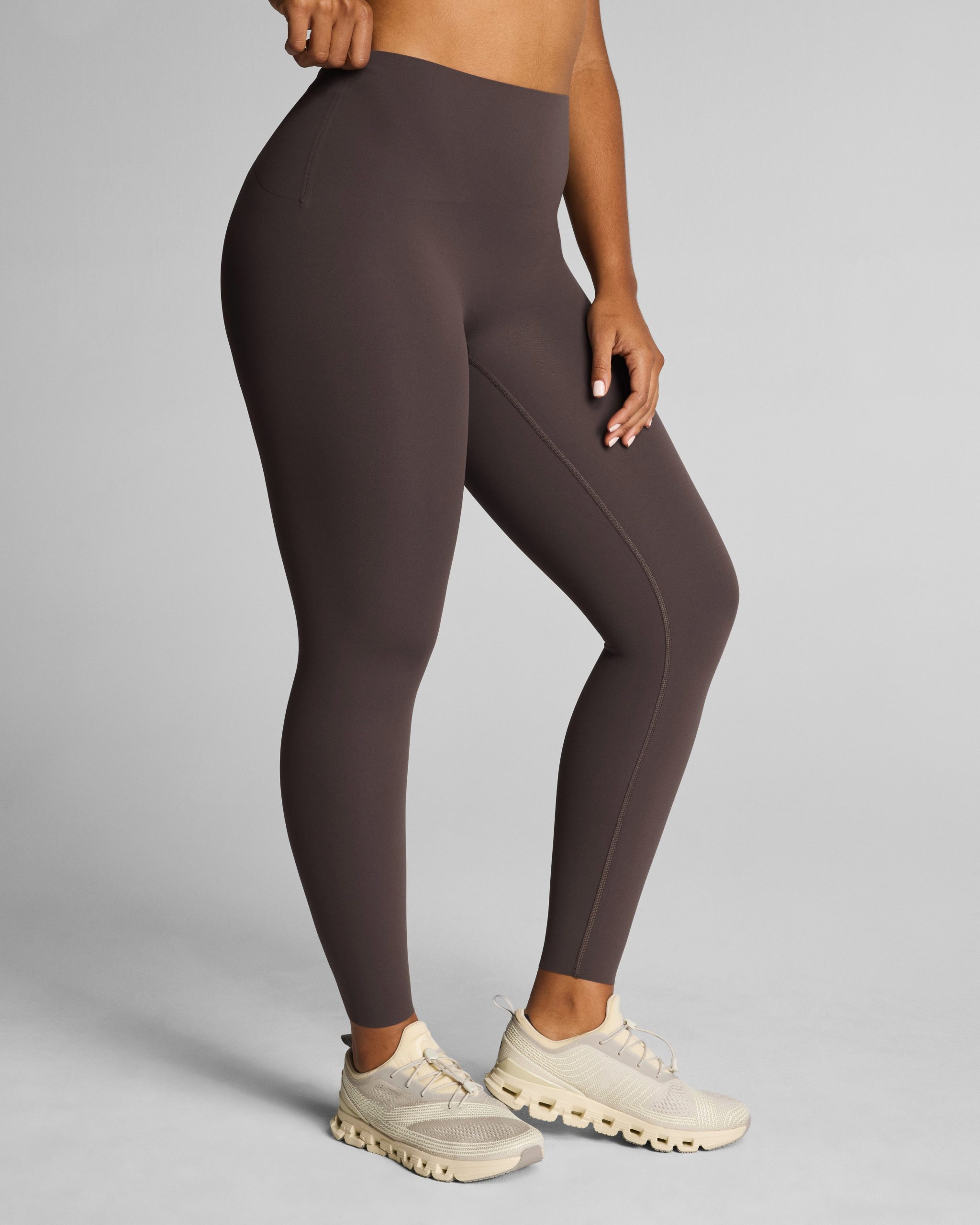 SPANXshape? BodyLine Full-Length Leggings with Mid-Tummy Compression | Dark Cacao - Image 2