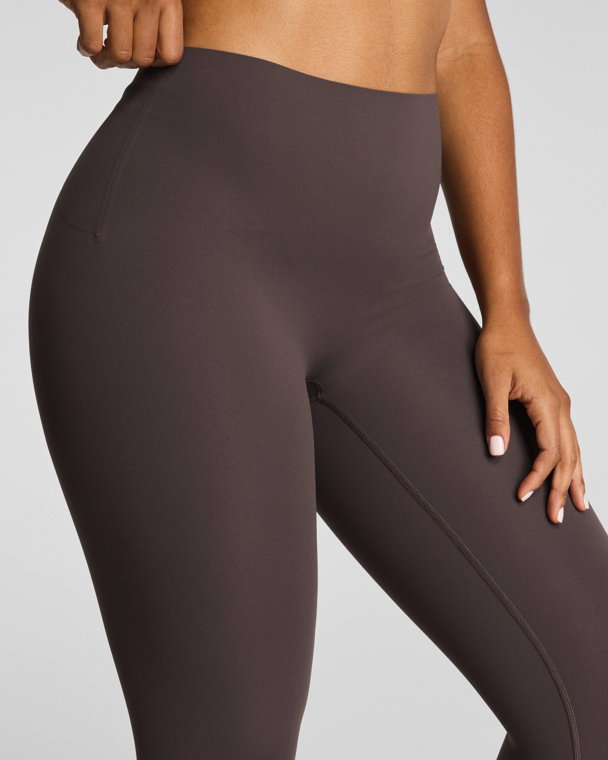 SPANXshape? BodyLine Full-Length Leggings with Mid-Tummy Compression | Dark Cacao - Image 4