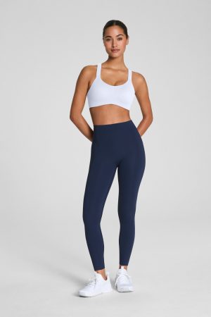 SPANXshape? BodyLine Full-Length Leggings with Mid-Tummy Compression | Timeless Navy