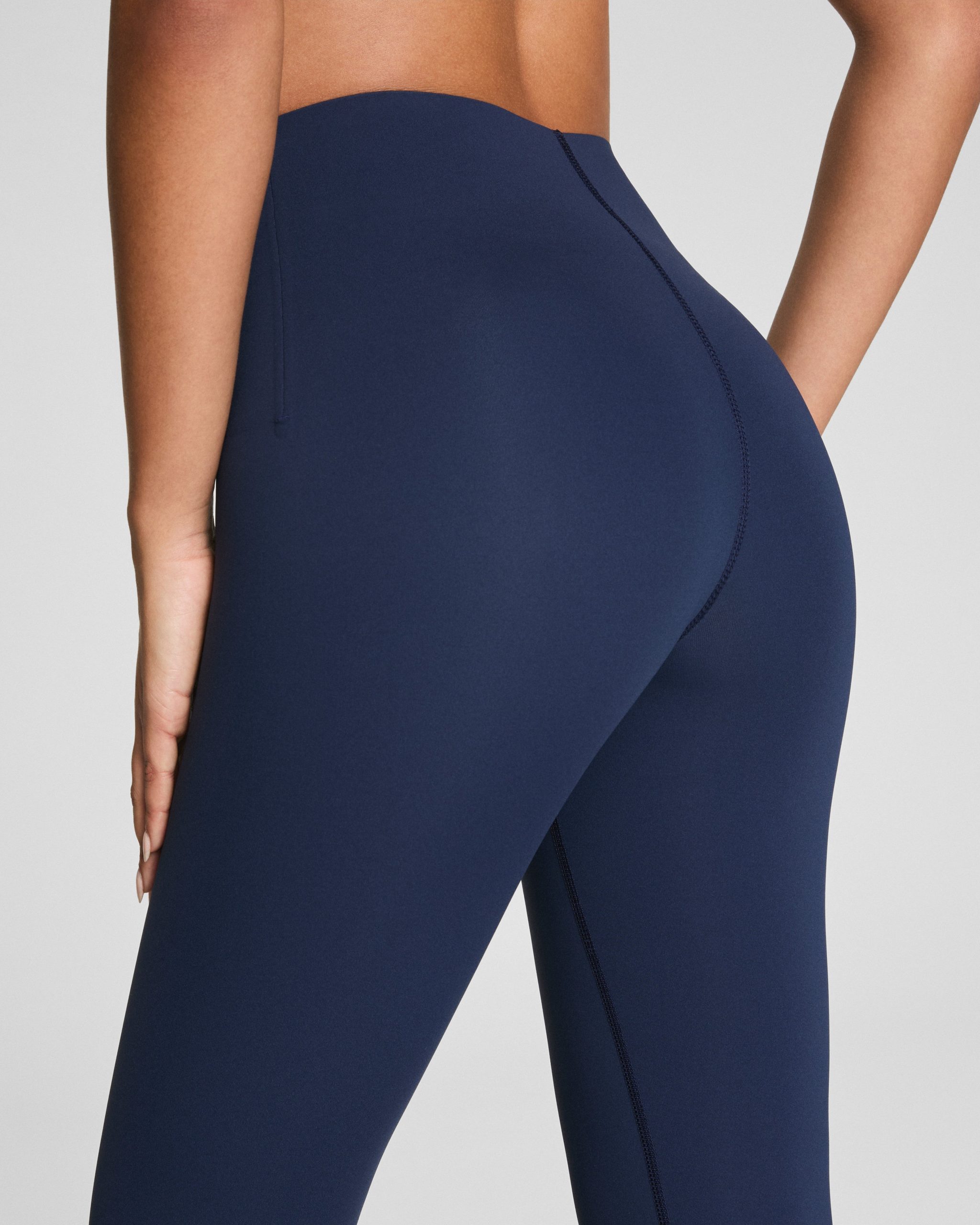 SPANXshape? BodyLine Full-Length Leggings with Mid-Tummy Compression | Timeless Navy - Image 4
