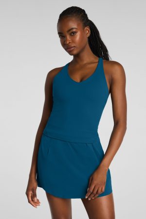 SPANX? BoostUp V-Neck Shelf Tank | Deep Cove