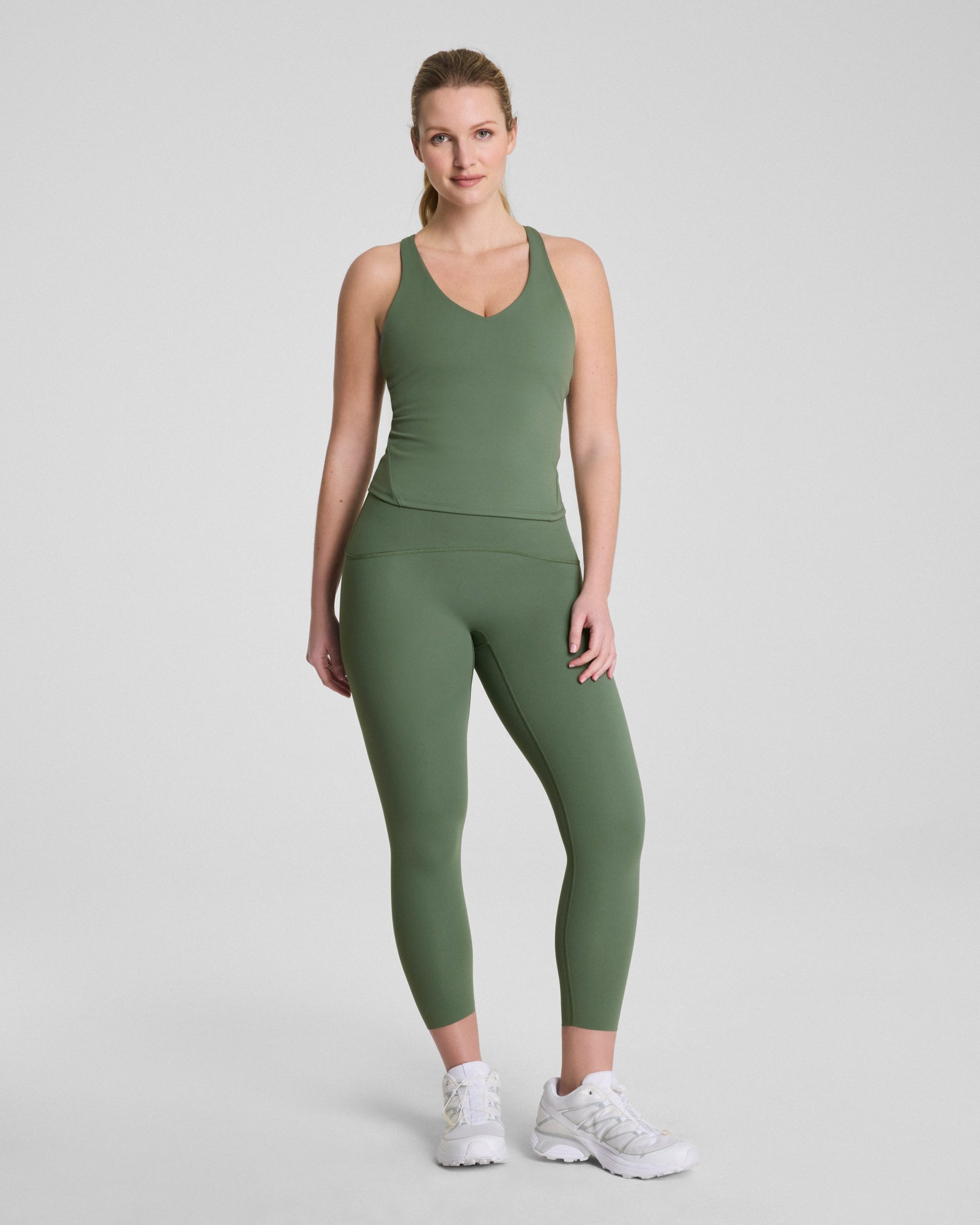 SPANX? BoostUp V-Neck Shelf Tank | Eucalyptus - Image 5