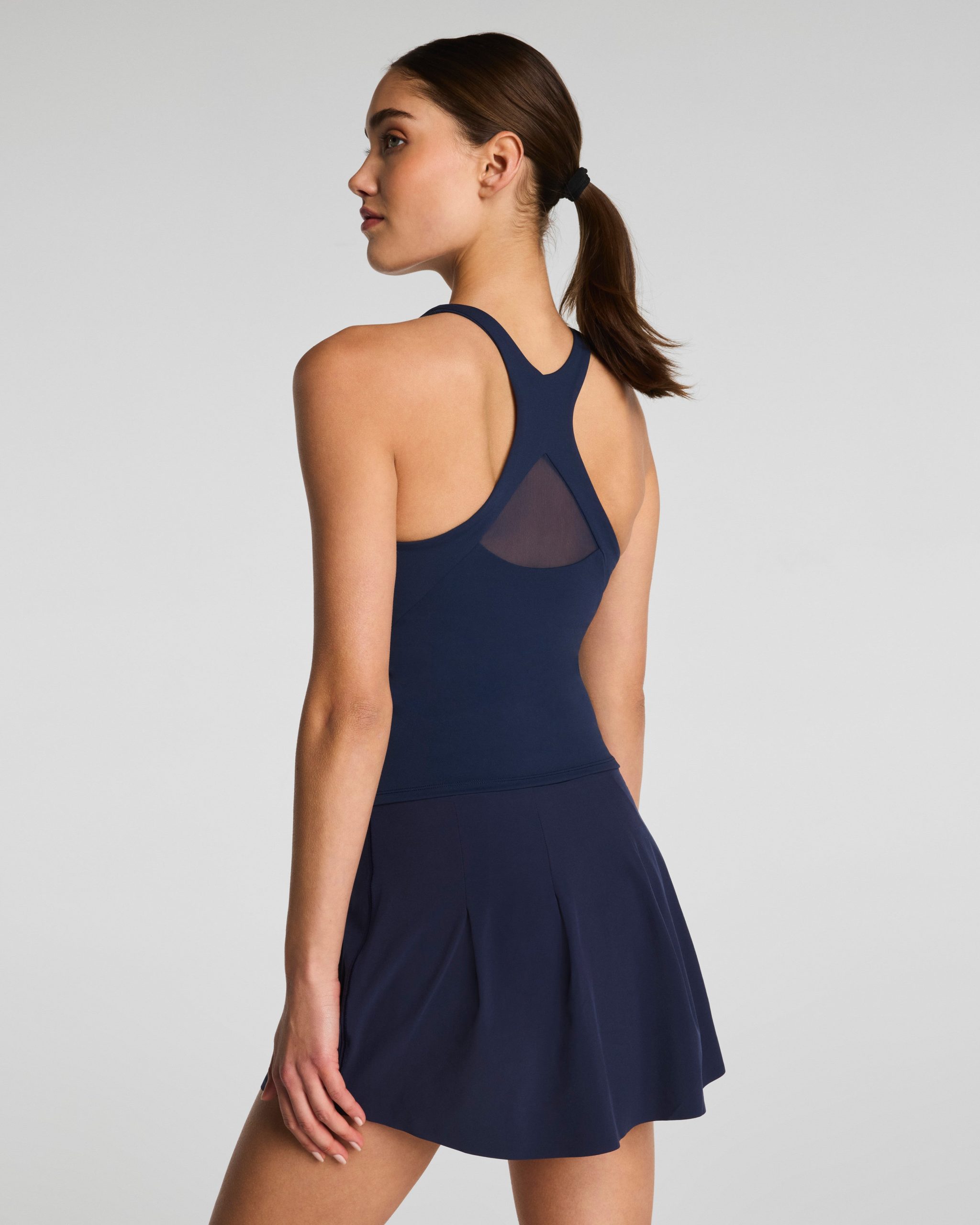 SPANX? BoostUp V-Neck Shelf Tank | Timeless Navy - Image 2