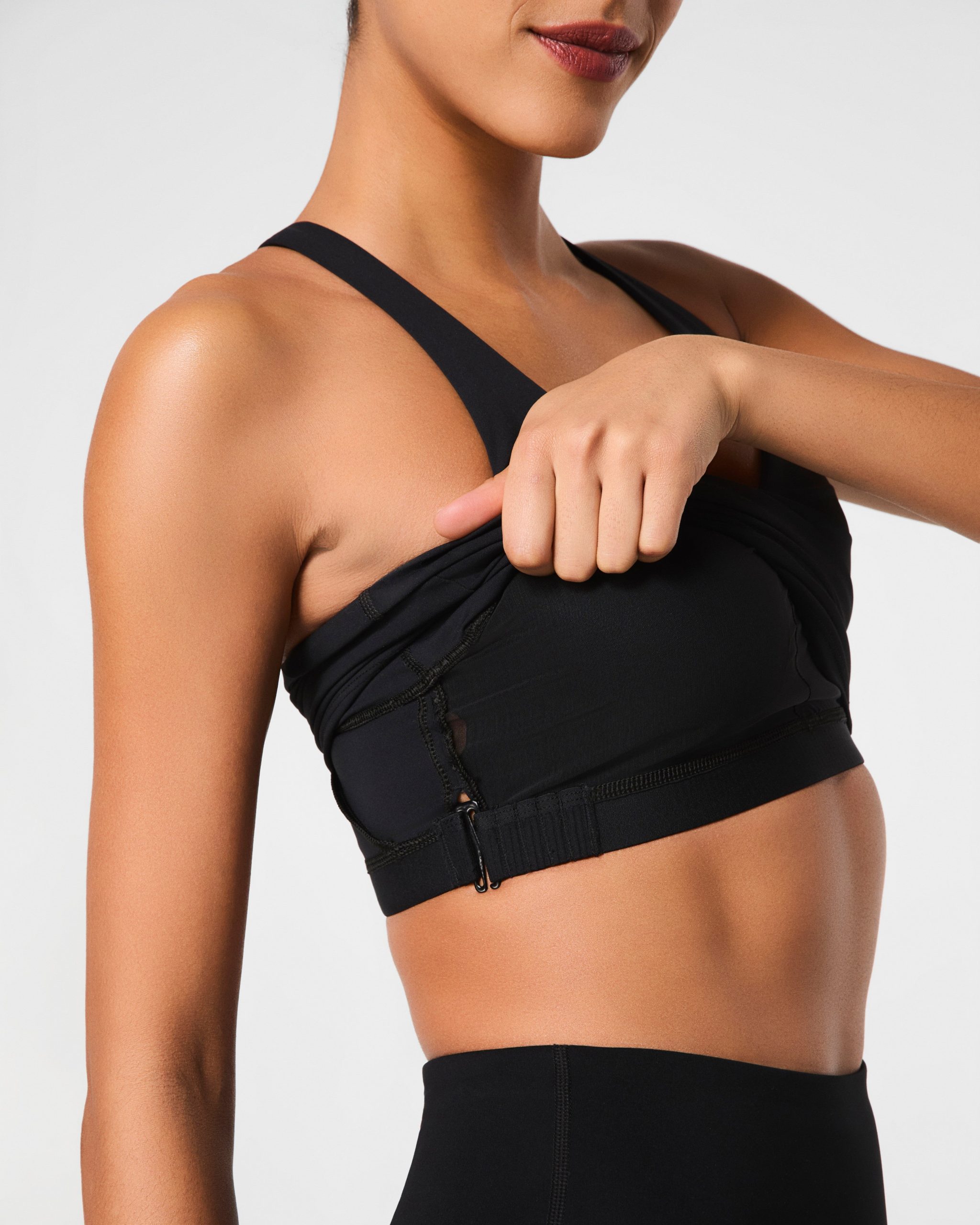 SPANX? BoostUp V-Neck Shelf Tank | Very Black - Image 3