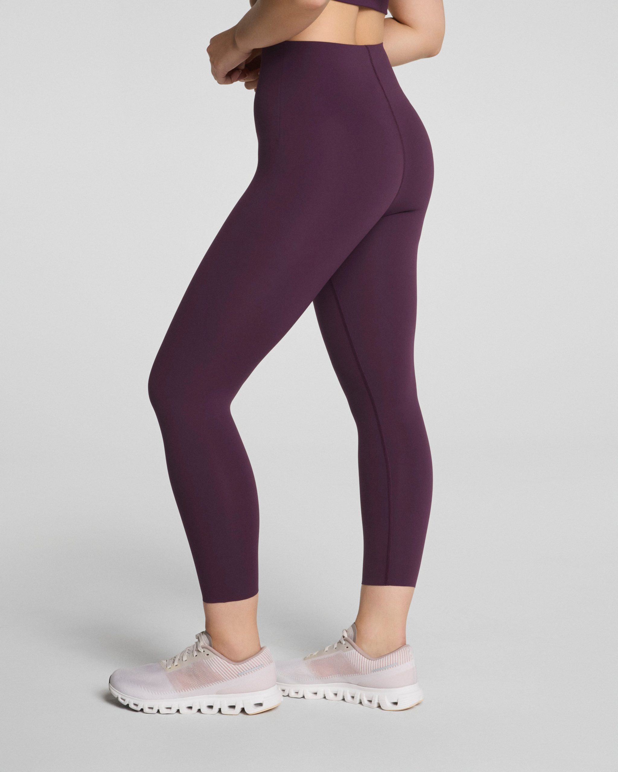 SPANXshape? BodyLine 7/8 Leggings with Mid-Tummy Compression | Blackberry - Image 3