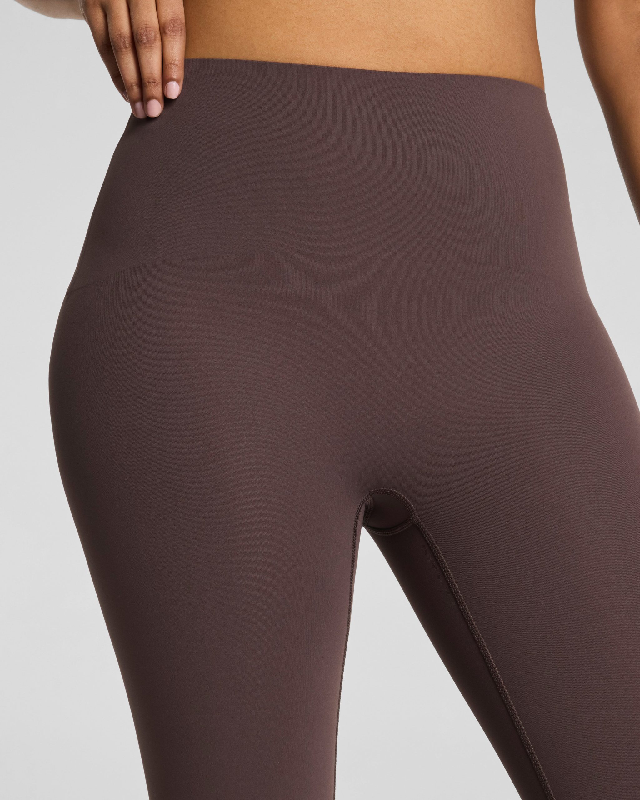SPANXshape? BodyLine 7/8 Leggings with Mid-Tummy Compression | Dark Cacao - Image 4