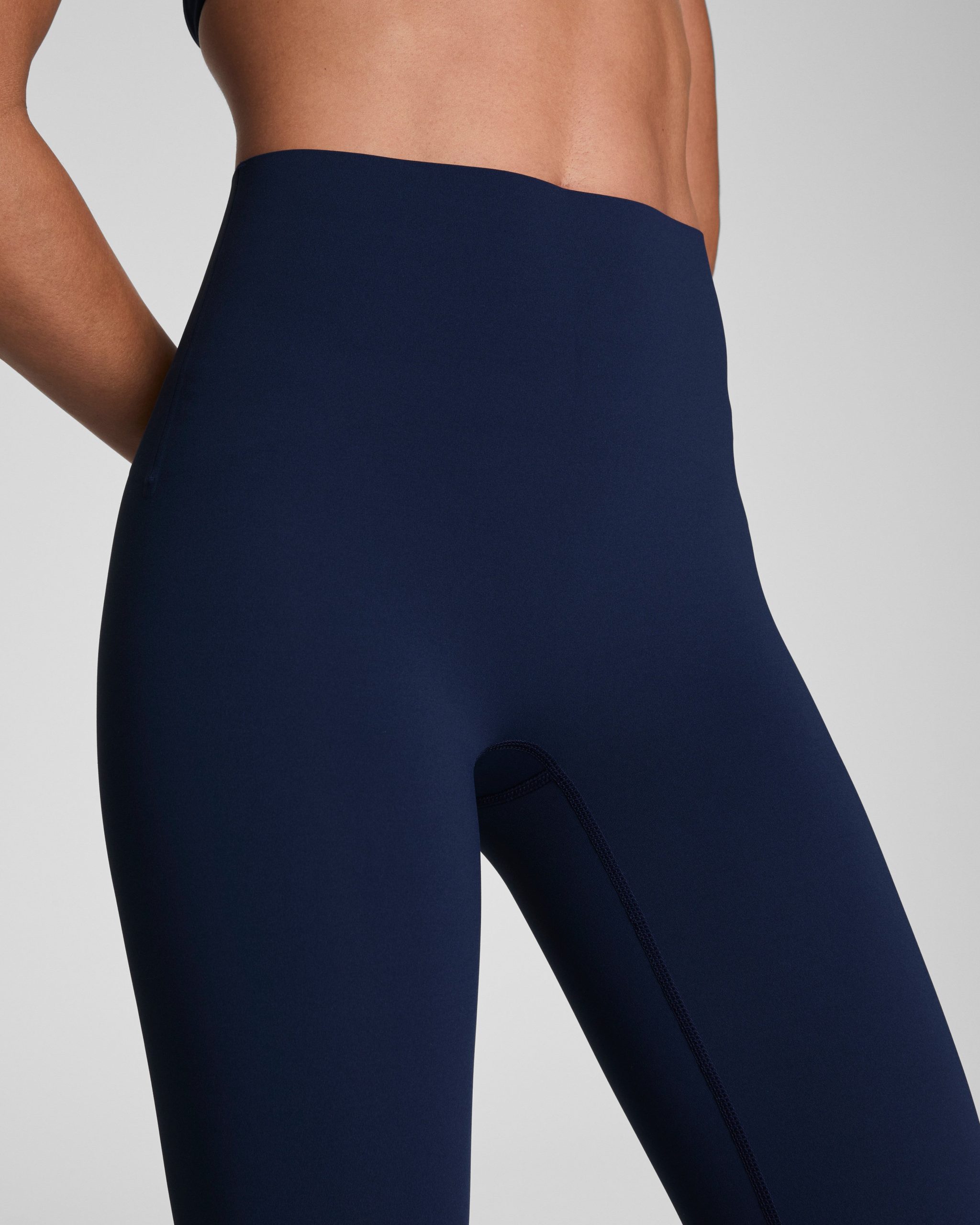 SPANXshape? BodyLine 7/8 Leggings with Mid-Tummy Compression | Timeless Navy - Image 4