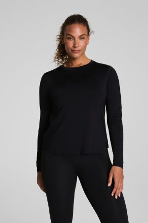 SPANX? Activate Long Sleeve Top | Very Black