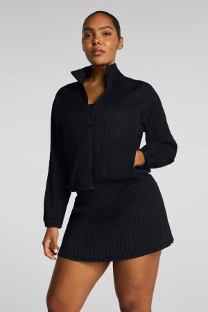 SPANX? BoostUp Glow Weave Full Zip Jacket