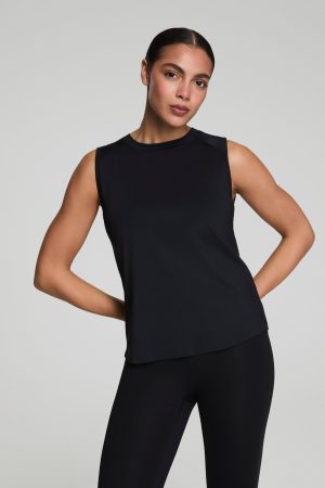 SPANX? BoostUp High Neck Tank | Very Black