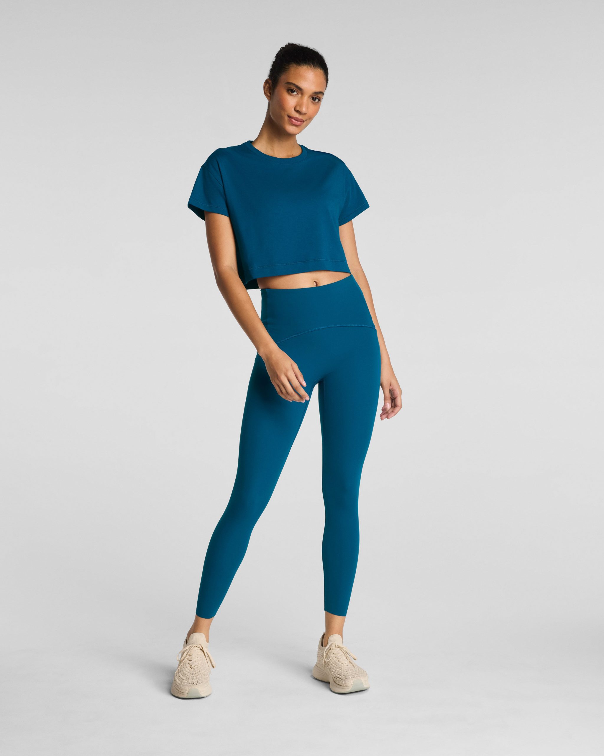 SPANX? BoostUp Cropped Tee | Deep Cove - Image 4