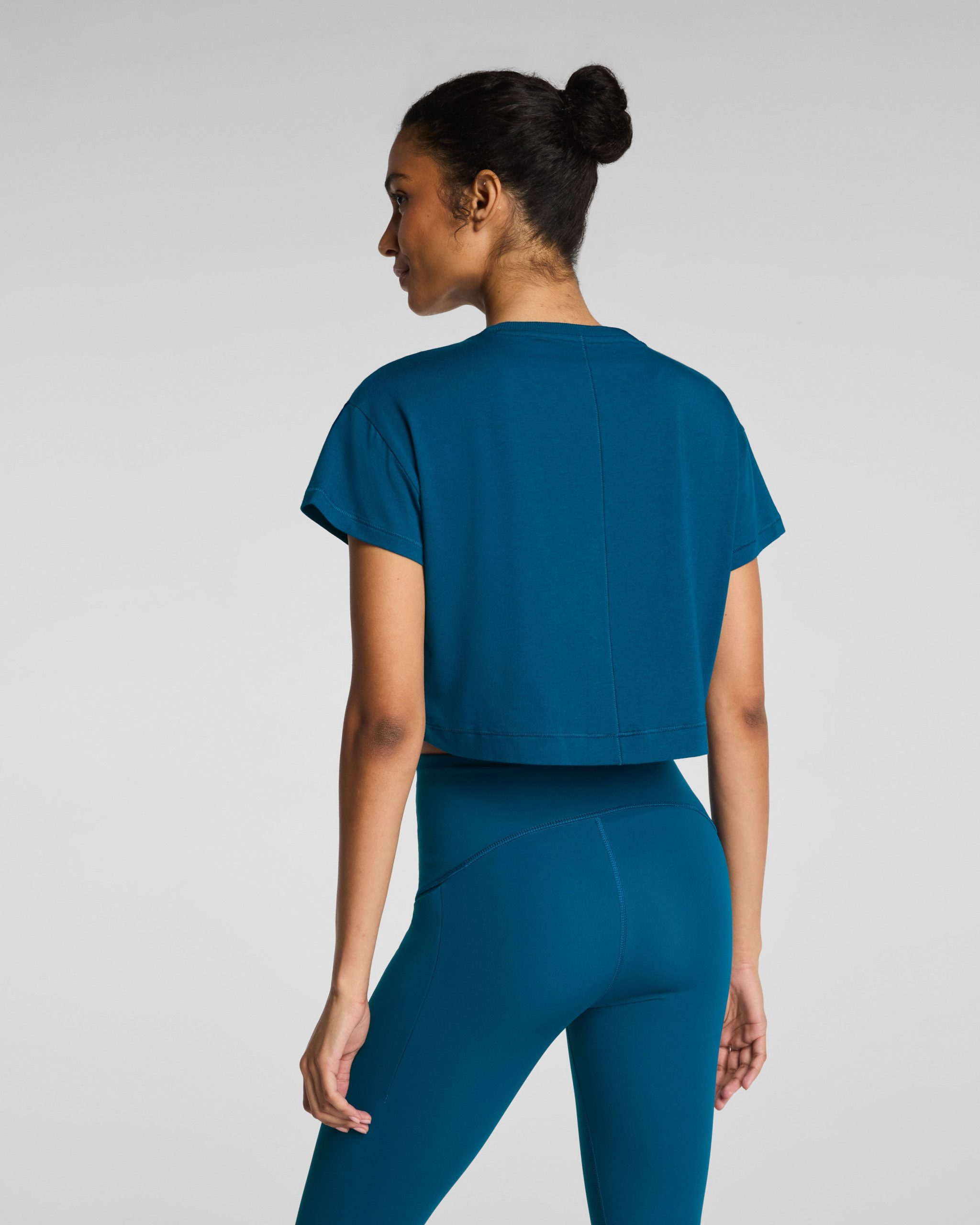 SPANX? BoostUp Cropped Tee | Deep Cove - Image 2