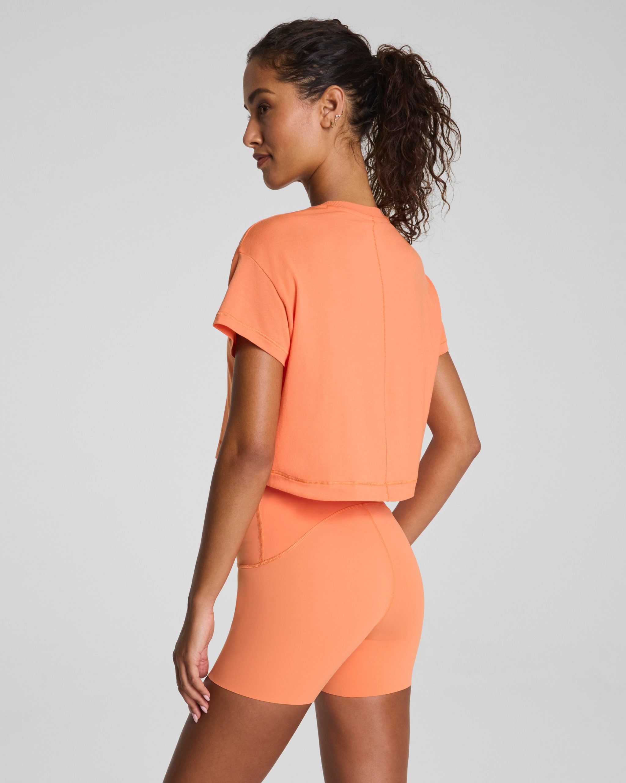 SPANX? BoostUp Cropped Tee | Persimmon - Image 2