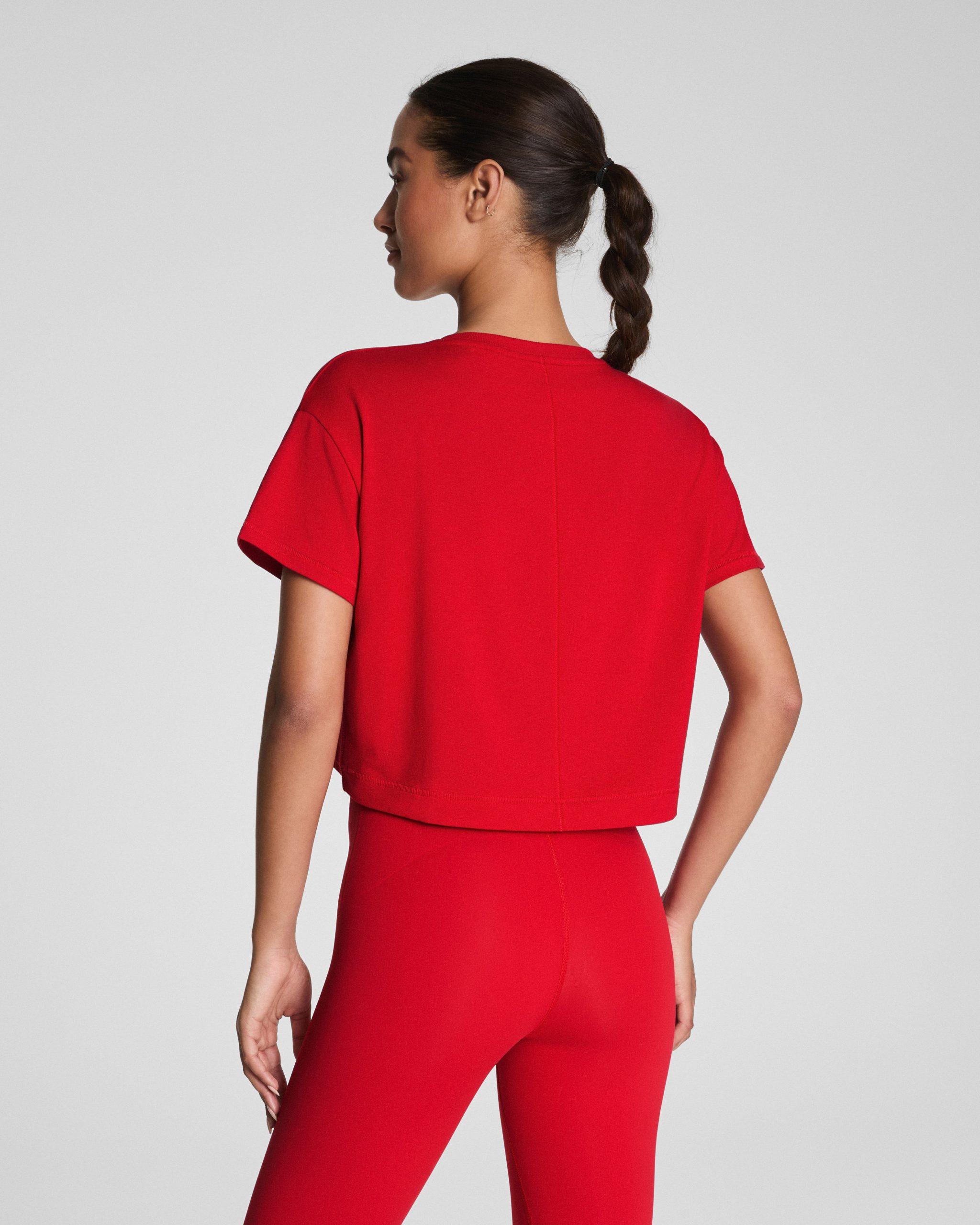 SPANX? BoostUp Cropped Tee | SPANX? Red - Image 2