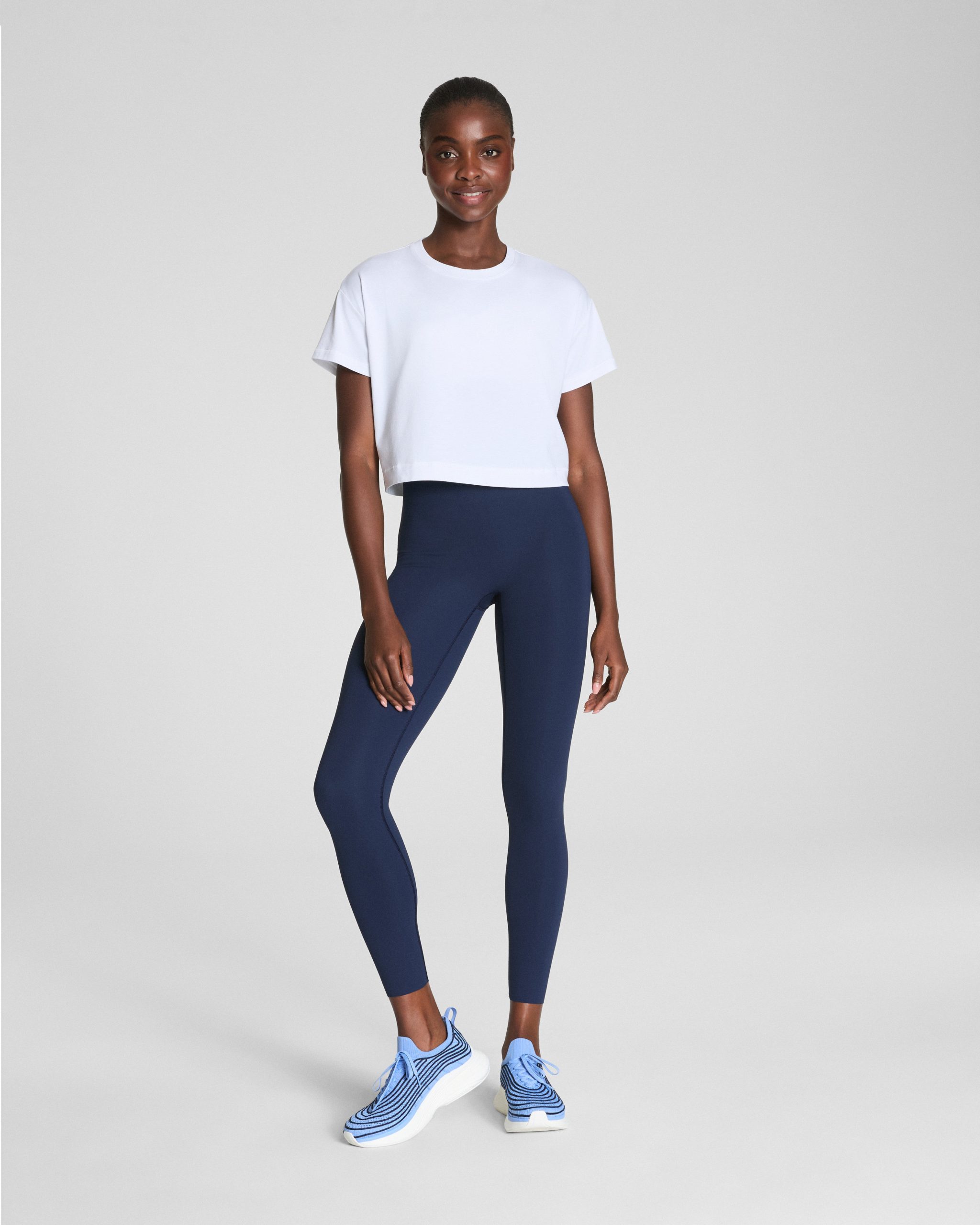 SPANX? BoostUp Cropped Tee | Vivid White - Image 4