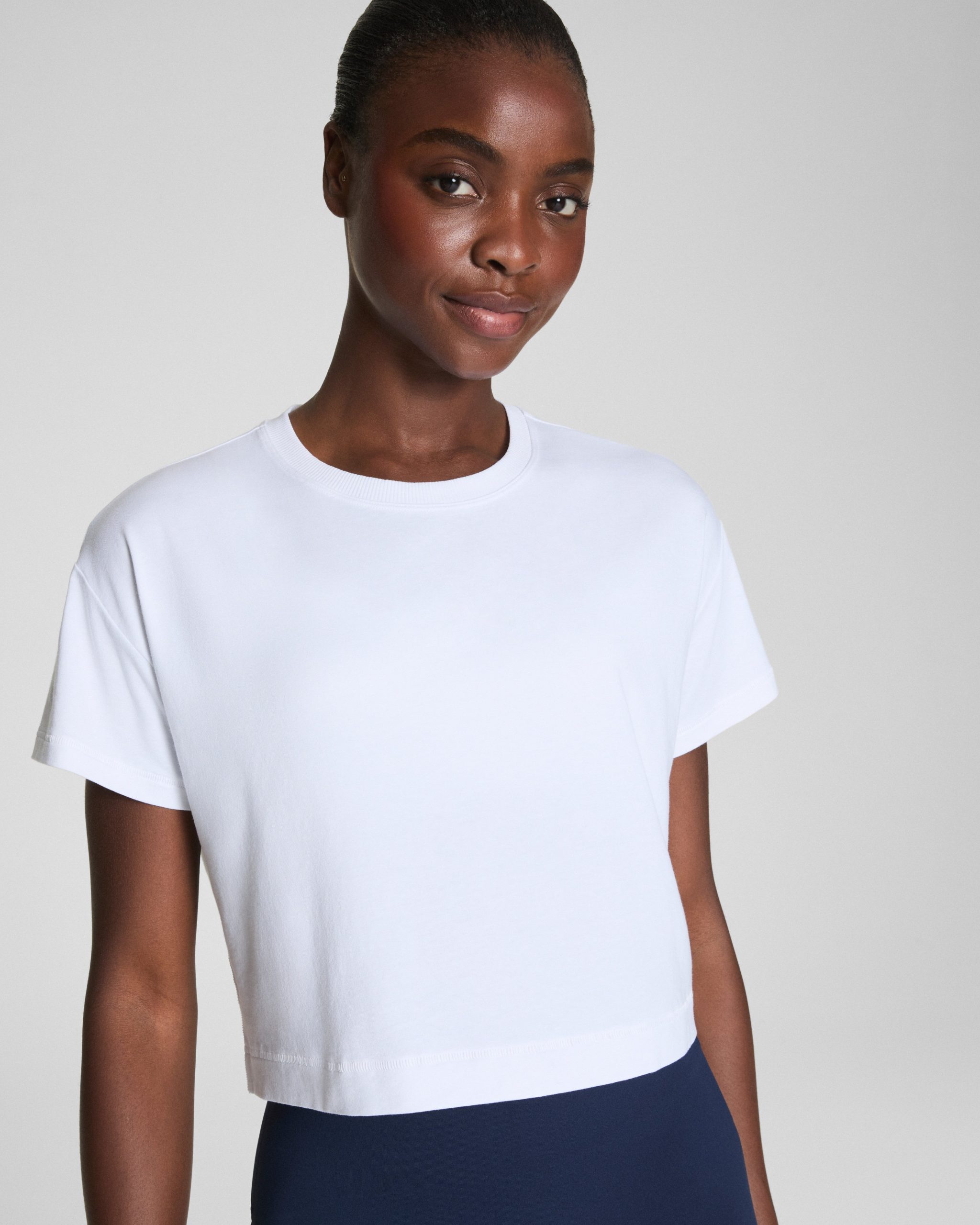 SPANX? BoostUp Cropped Tee | Vivid White - Image 3