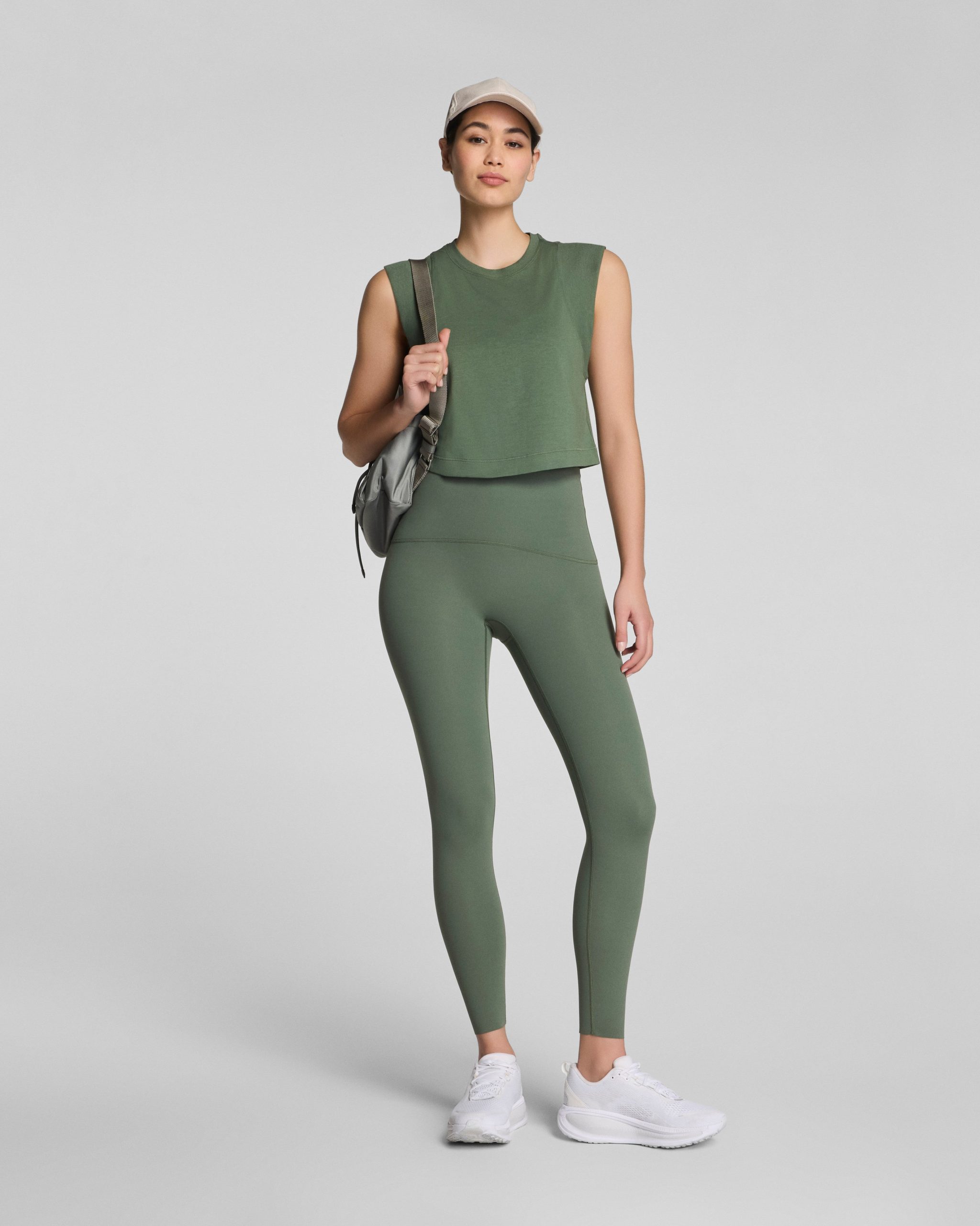 SPANX? BoostUp Cropped Tank | Eucalyptus - Image 4