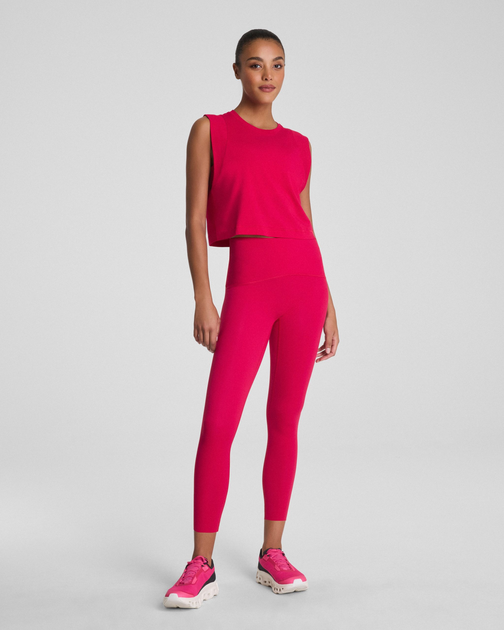 SPANX? BoostUp Cropped Tank | Fuchsia - Image 4