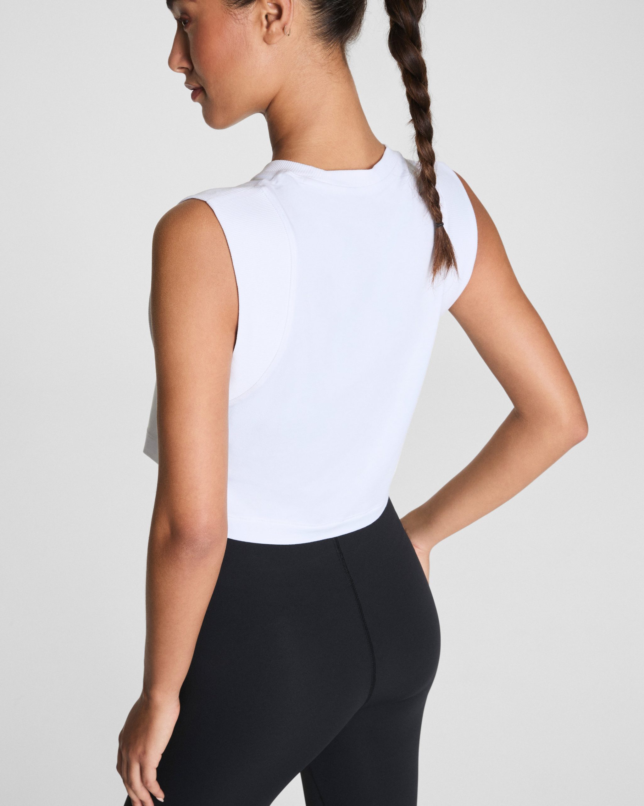 SPANX? BoostUp Cropped Tank | Vivid White - Image 2